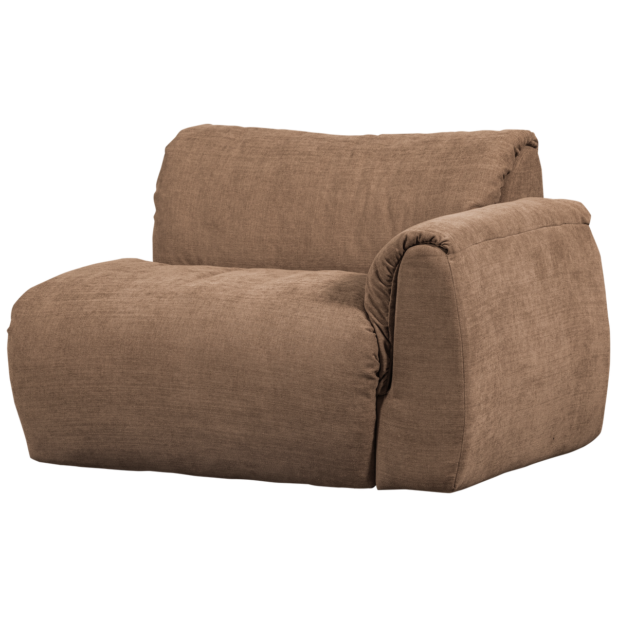 Woood | 1-Zits element Baggy met arm rechts geweven chenille bruin
