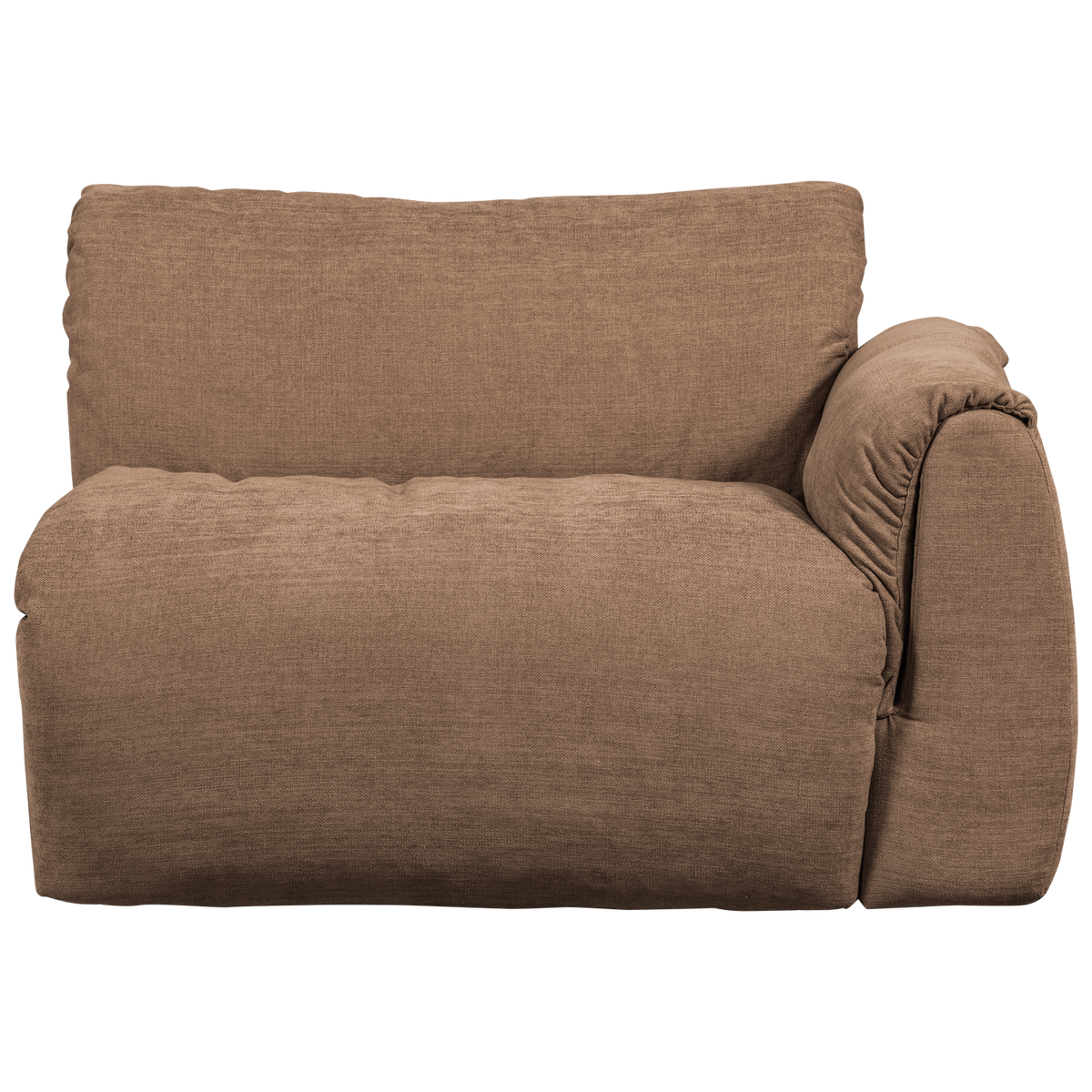 Woood | 1-Zits element Baggy met arm rechts geweven chenille bruin