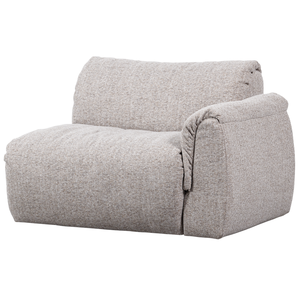 Woood | 1-Zits element Baggy met arm rechts naturel melange