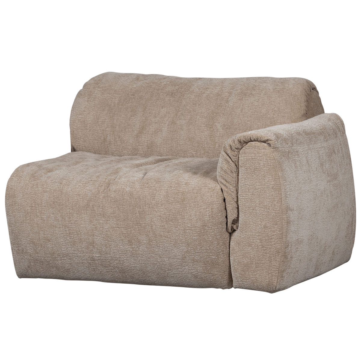 Woood | 1-Zits element Baggy met arm rechts 3D chenille zand