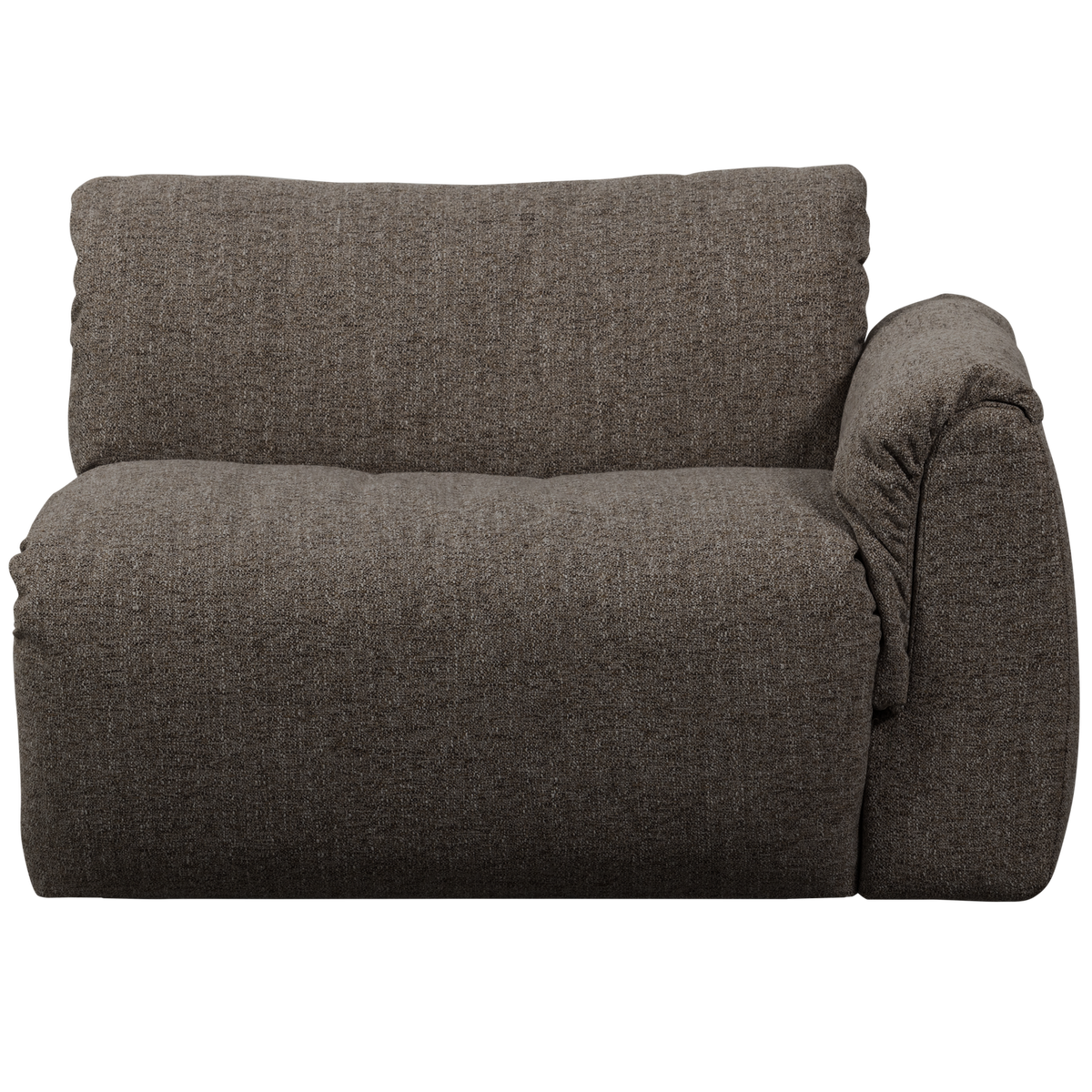 Woood | 1-Zits element Baggy met arm rechts warmgrijs melange