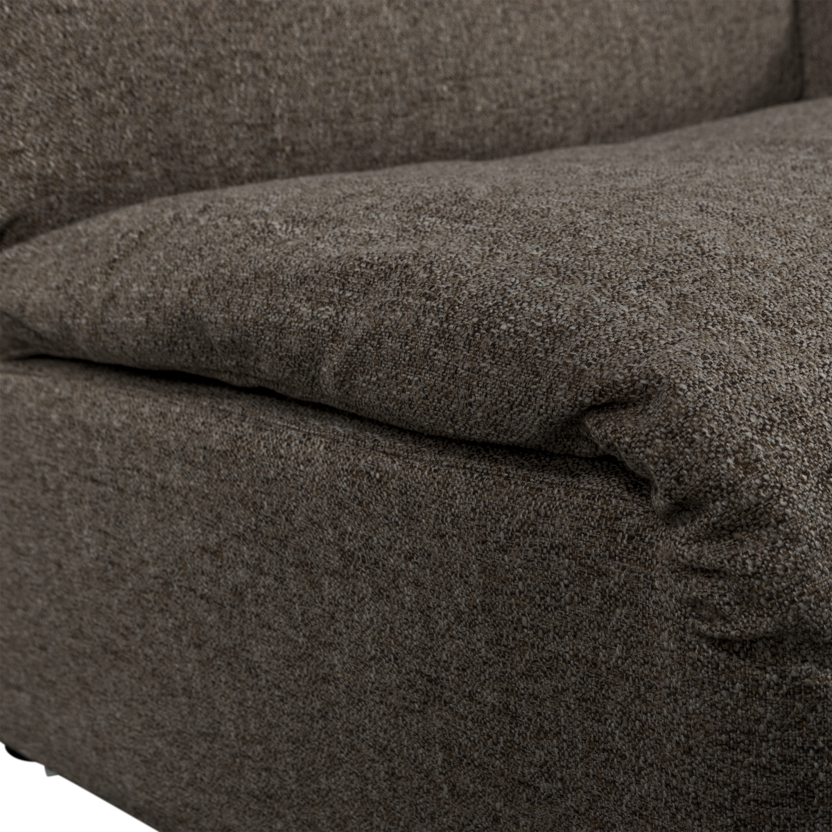 Woood | 1-Zits element Baggy met arm rechts warmgrijs melange