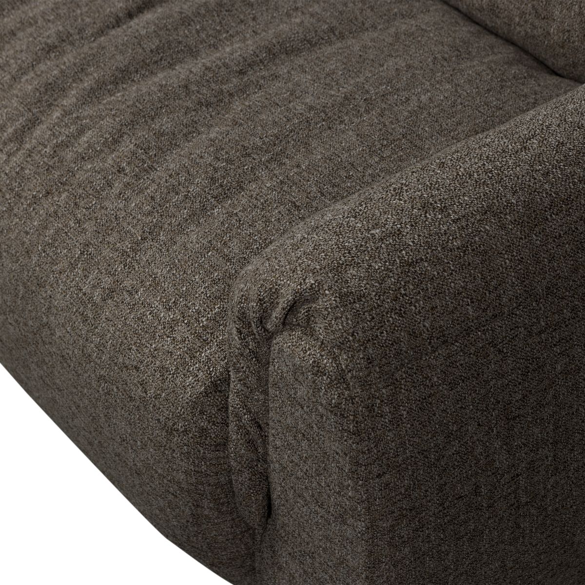 Woood | 1-Zits element Baggy met arm rechts warmgrijs melange