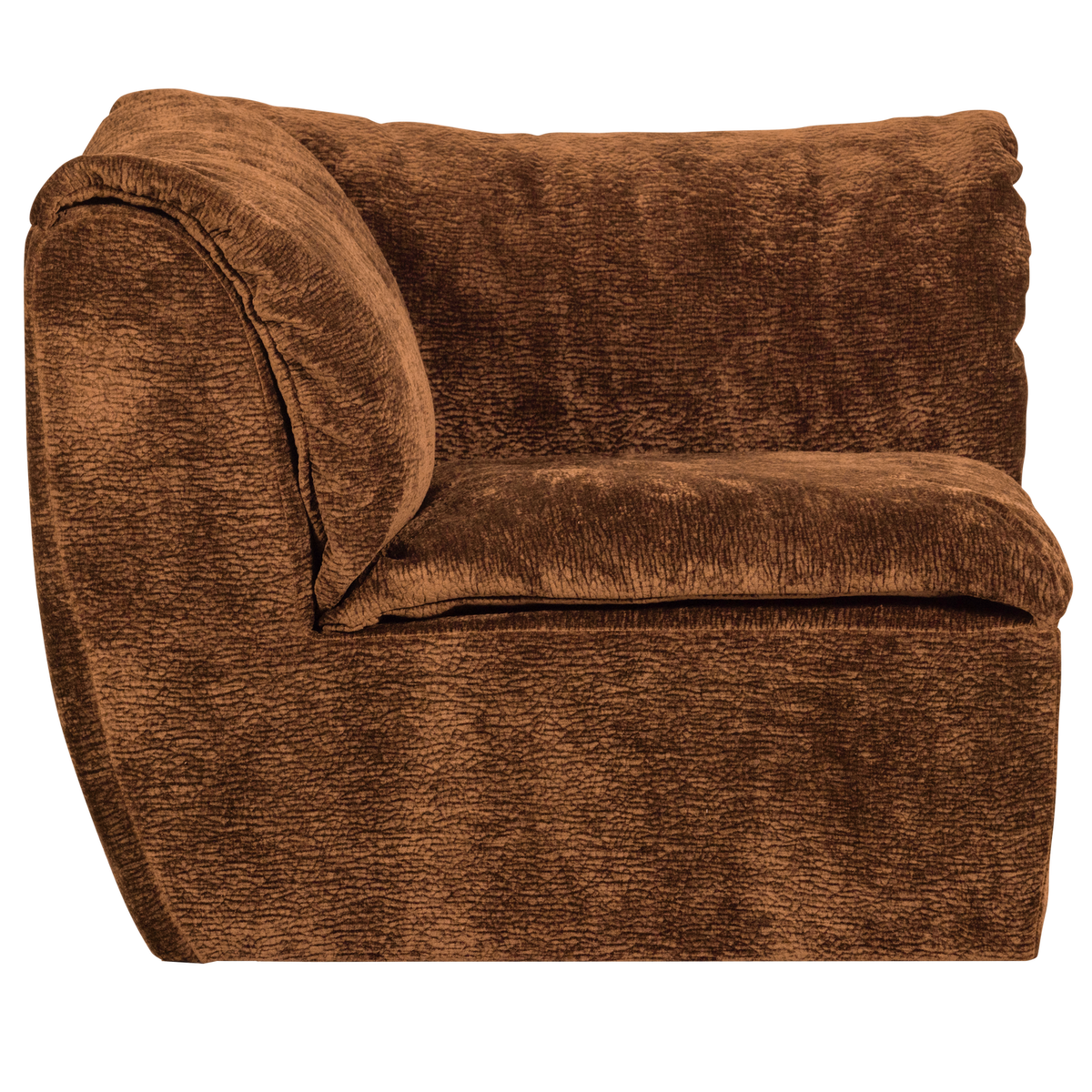 Woood | Hoekelement Baggy 3D chenille middenbruin