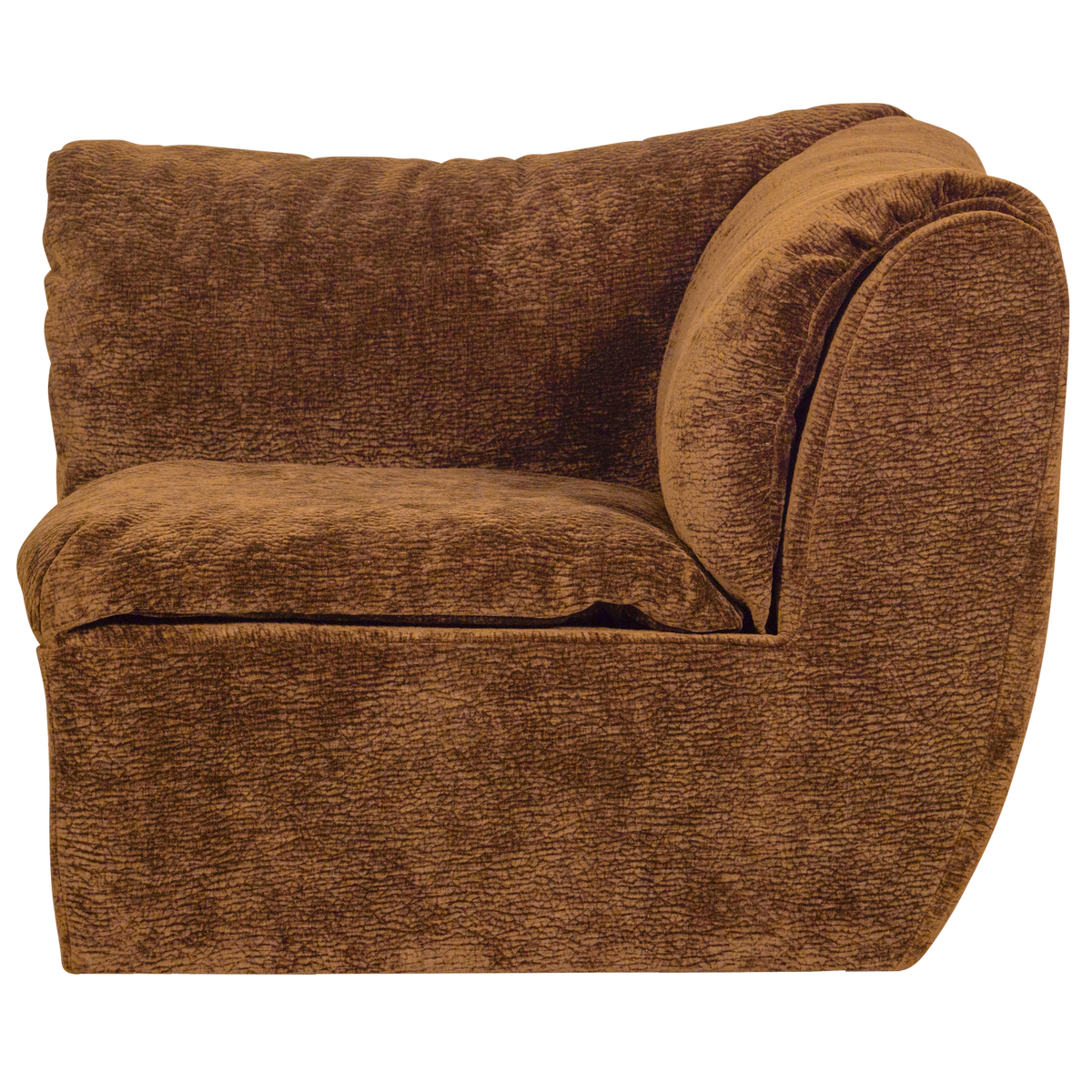 Woood | Hoekelement Baggy 3D chenille middenbruin