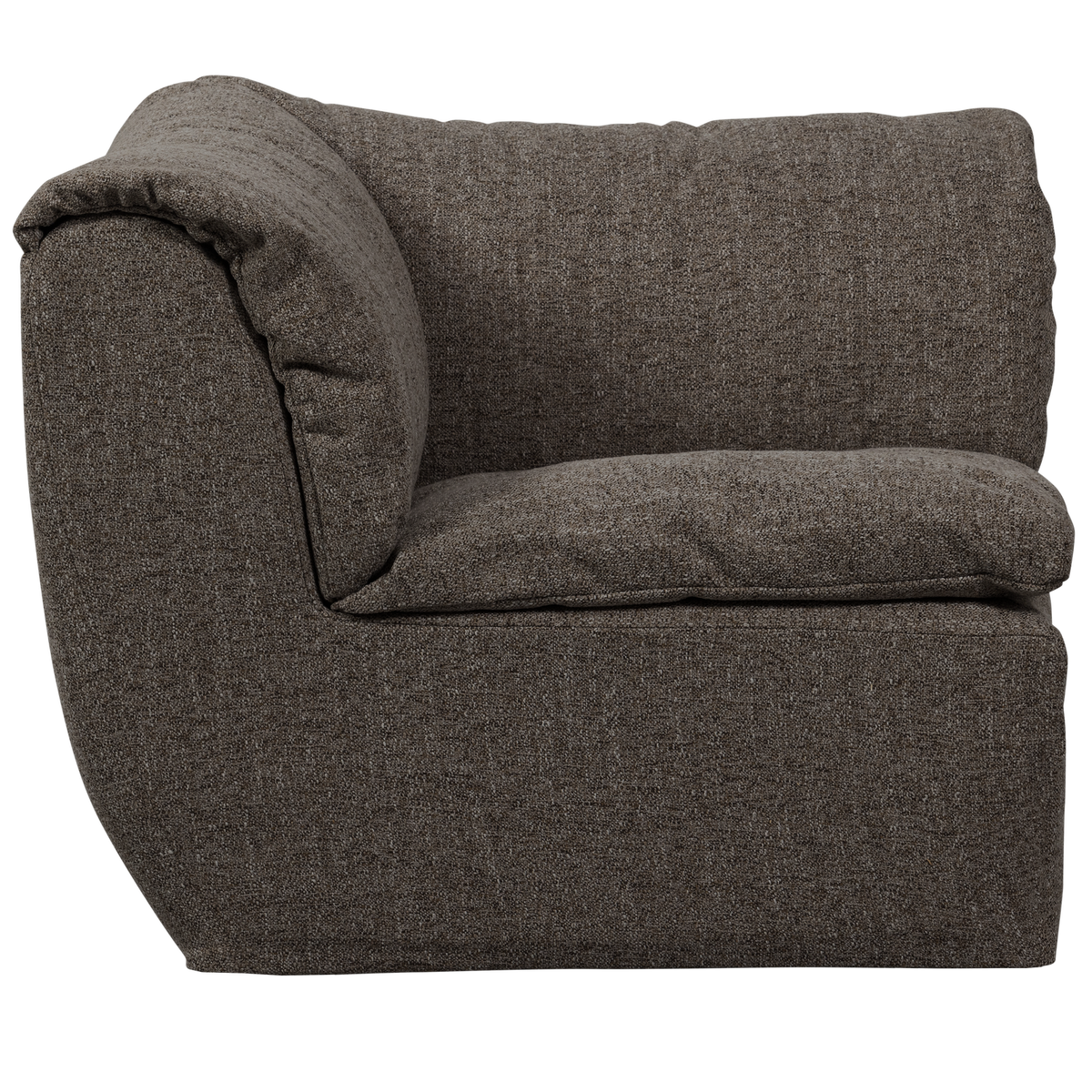 Woood | Hoekelement Baggy warmgrijs melange
