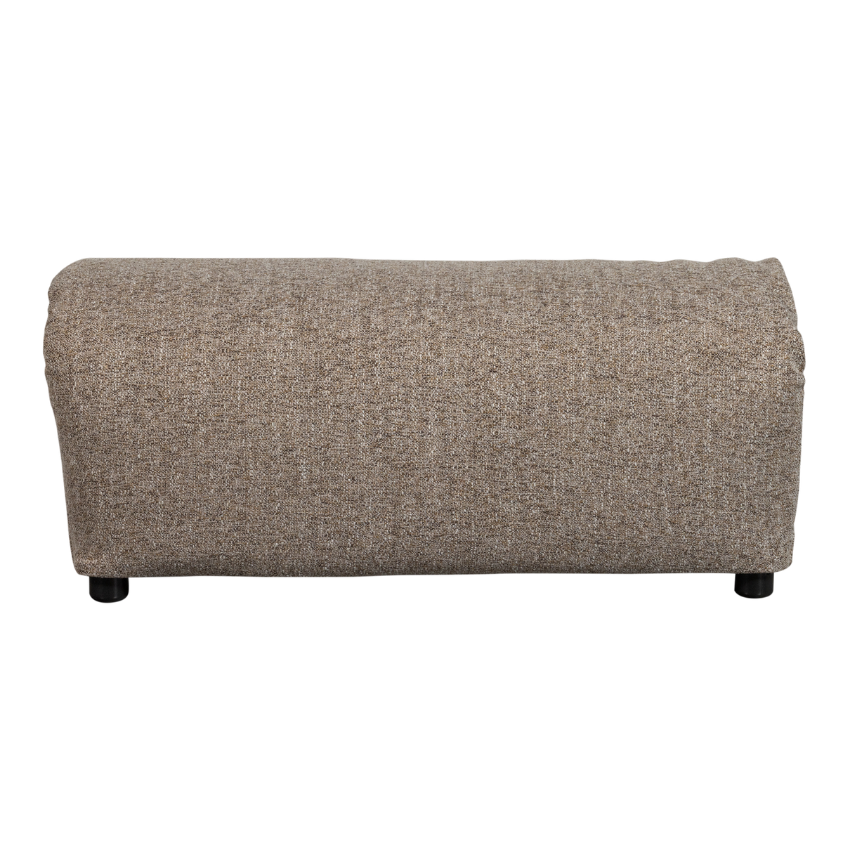 Woood | Hocker Baggy geweven stof bruin melange