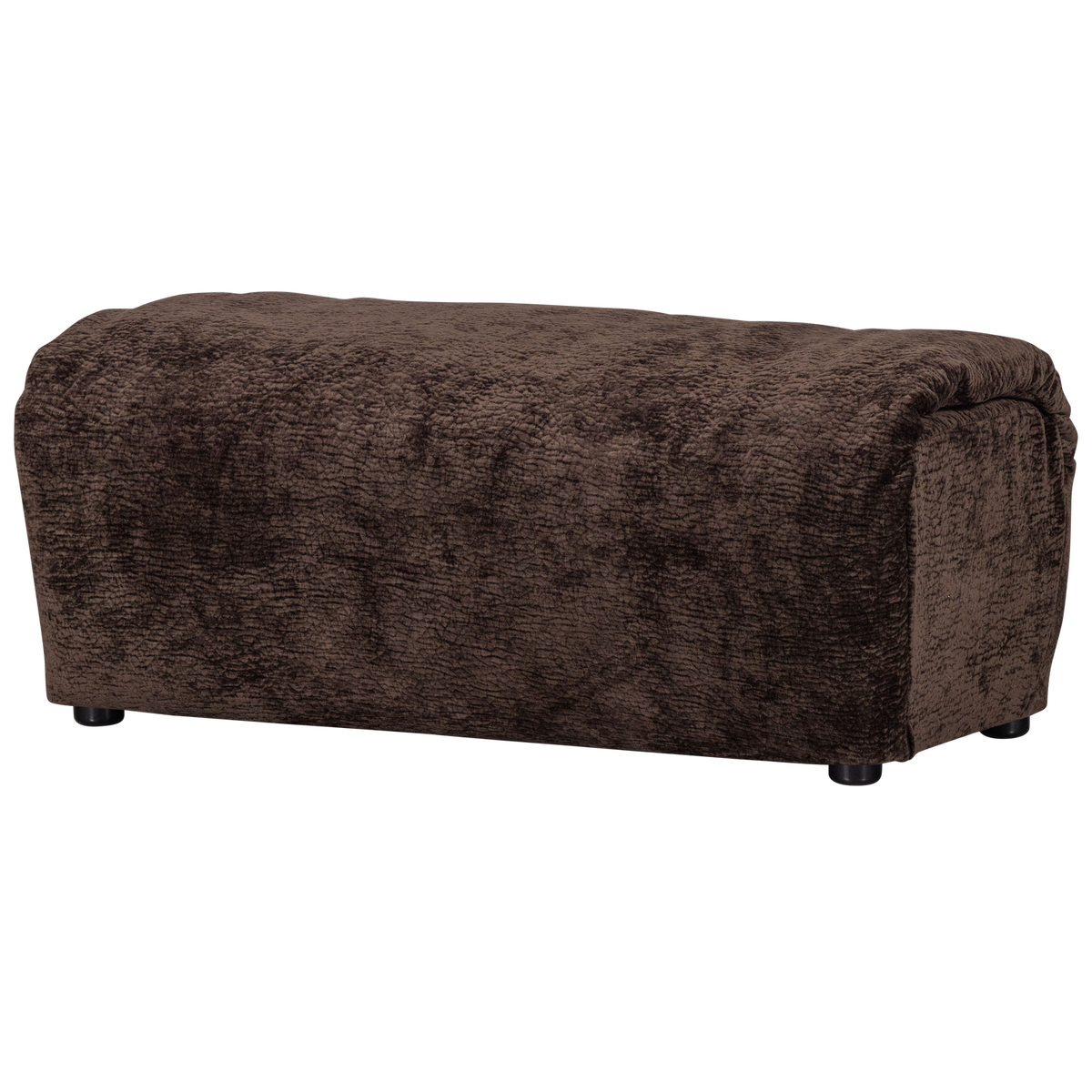 Woood | Hocker Baggy 3D chenille donkerbuin