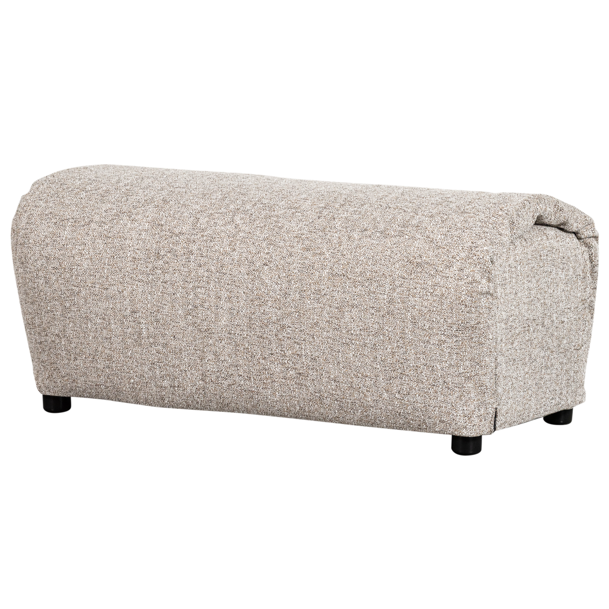 Woood | Hocker Baggy geweven stof naturel melange