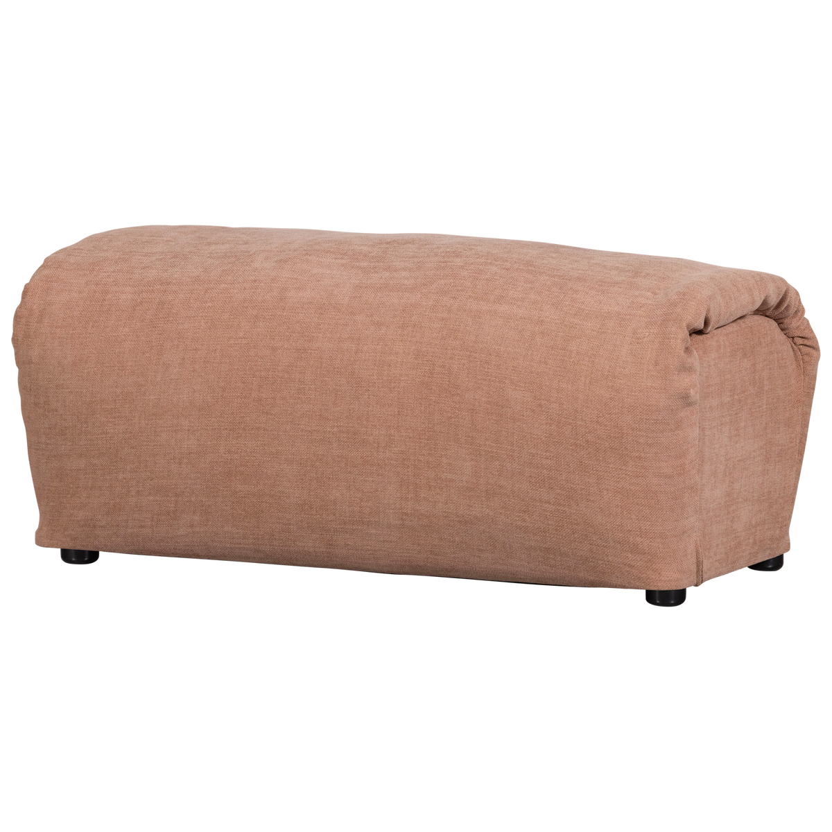 Woood | Hocker Baggy geweven chenille oudroze