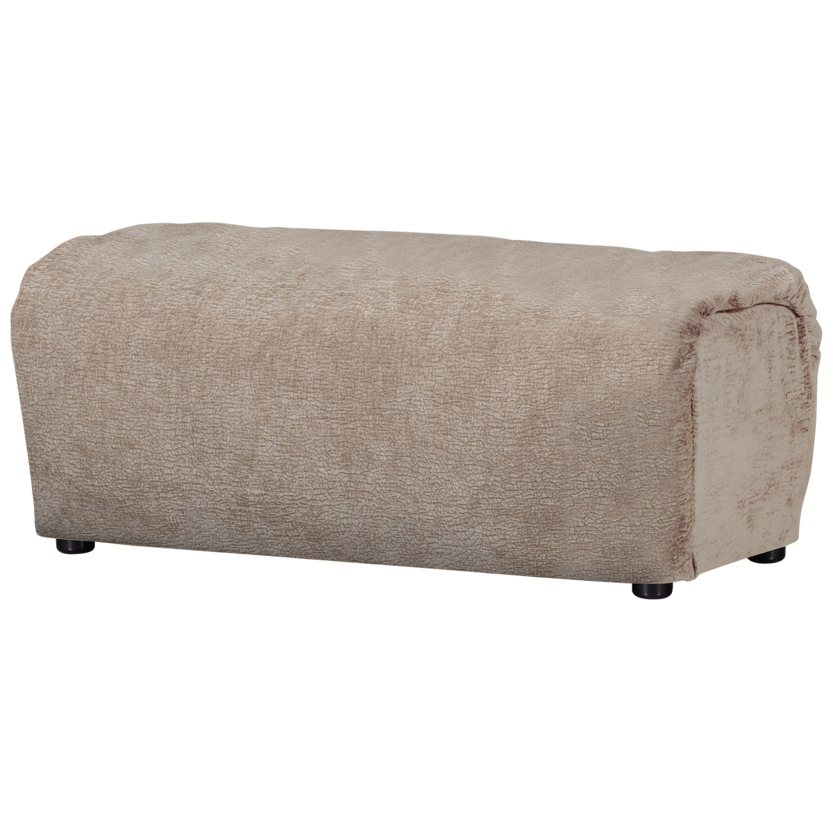 Woood | Hocker Baggy 3D chenille zand