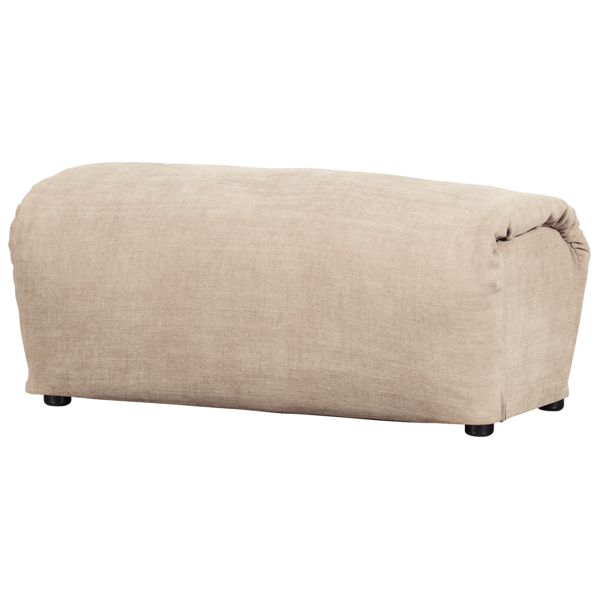 Woood | Hocker Baggy geweven chenille zand