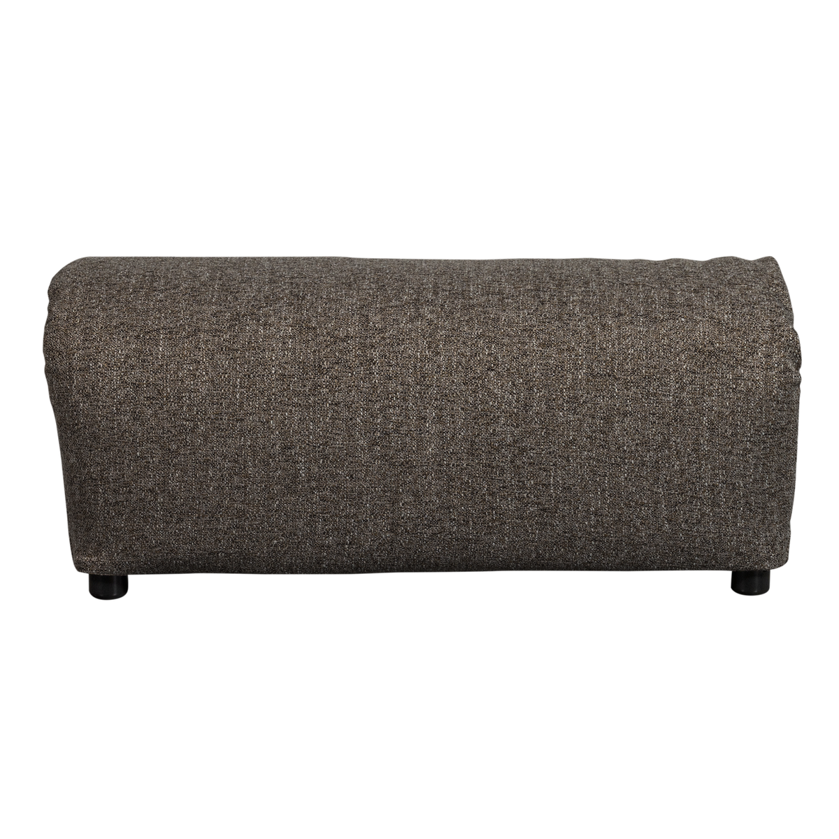 Woood | Hocker Baggy geweven stof warmgrijs melange
