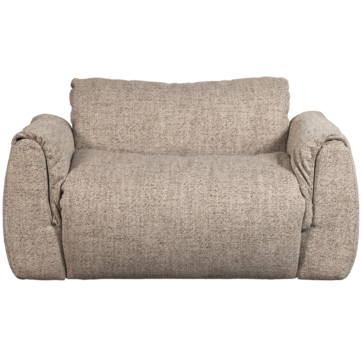 Woood | Loveseat Baggy geweven stof bruin melange