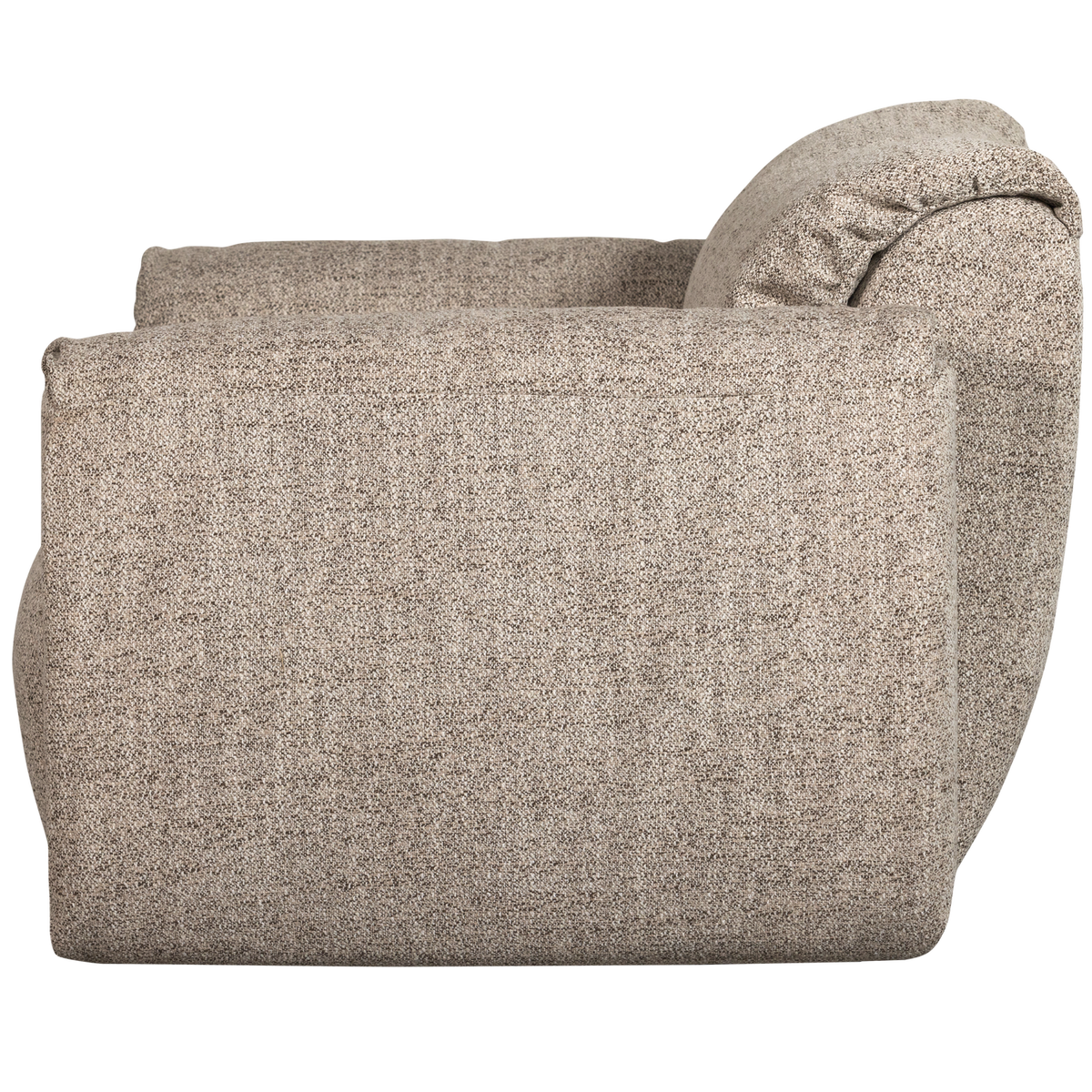 Woood | Loveseat Baggy geweven stof bruin melange