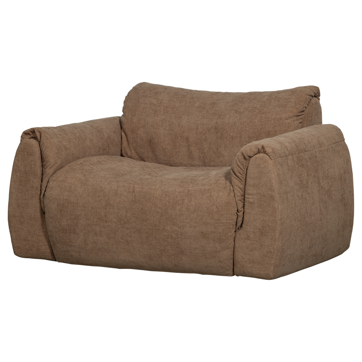 Woood | Loveseat Baggy geweven chenille bruin