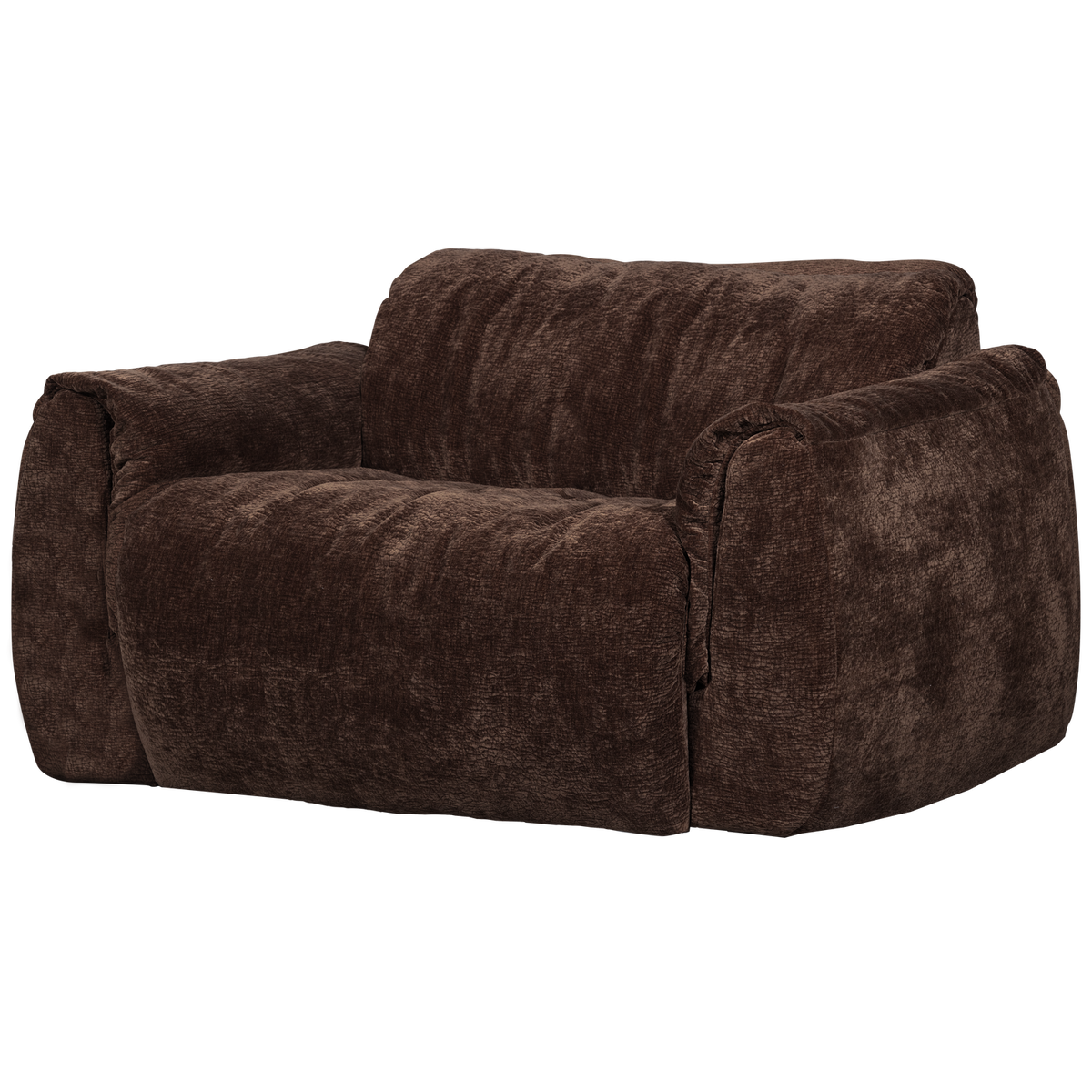 Woood | Loveseat Baggy 3D chenille donkerbuin