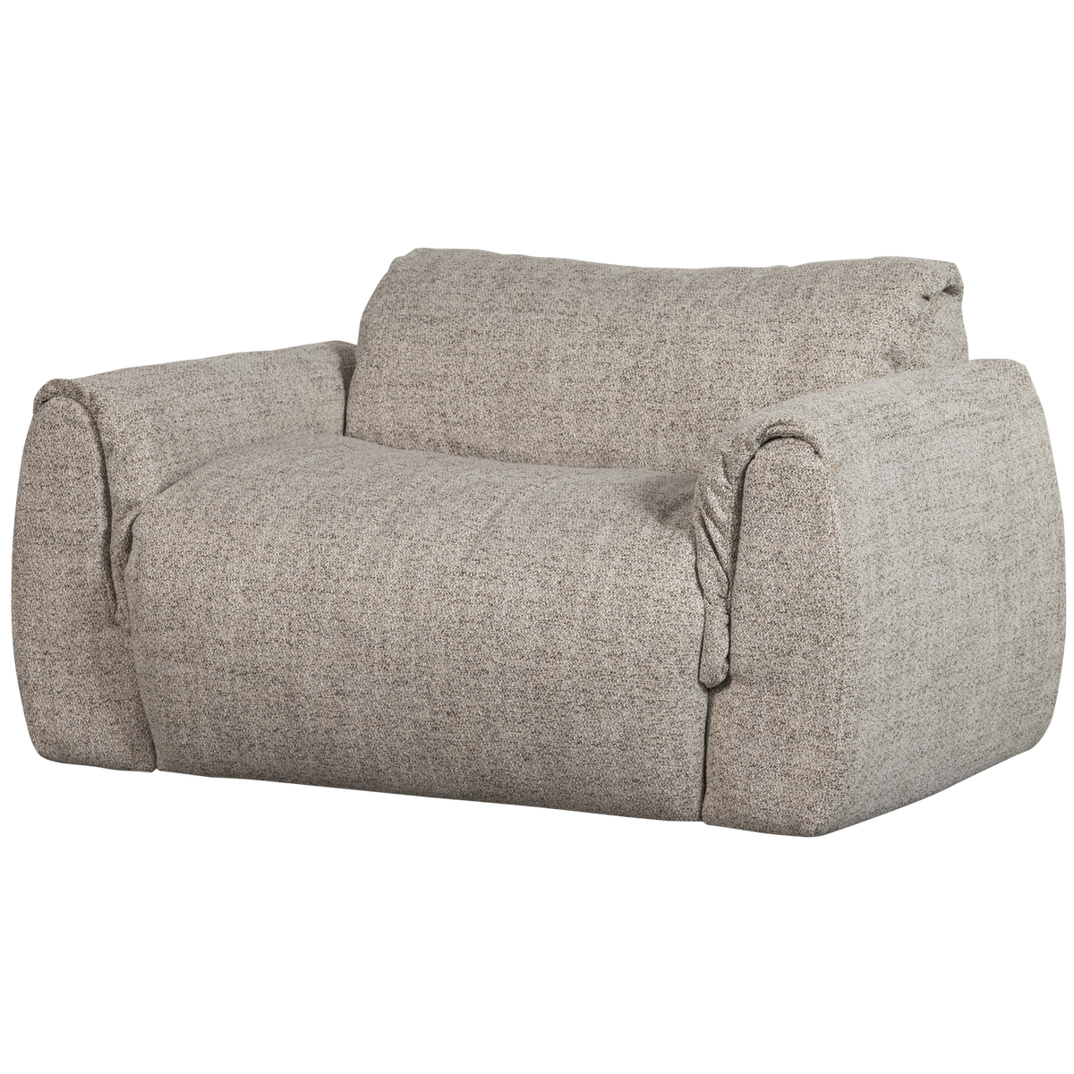 Woood | Loveseat Baggy geweven stof naturel melange