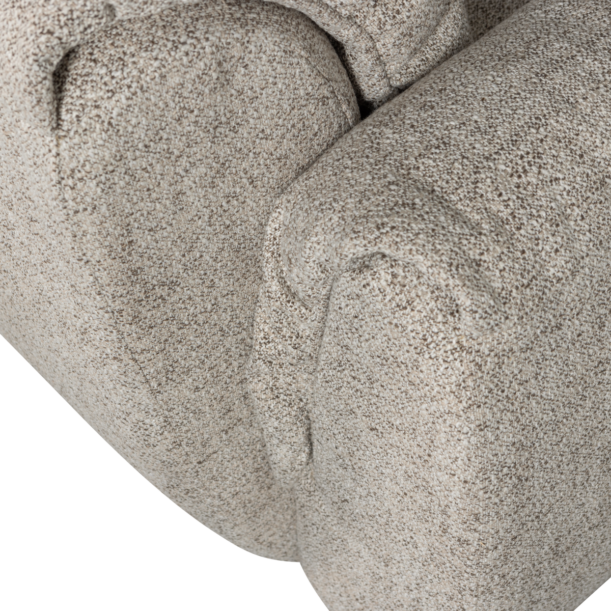 Woood | Loveseat Baggy geweven stof naturel melange