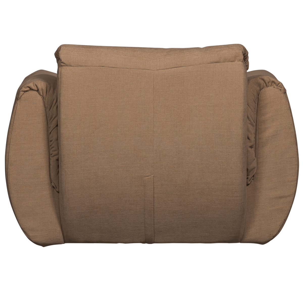 Woood | Draaifauteuil Baggy geweven chenille bruin