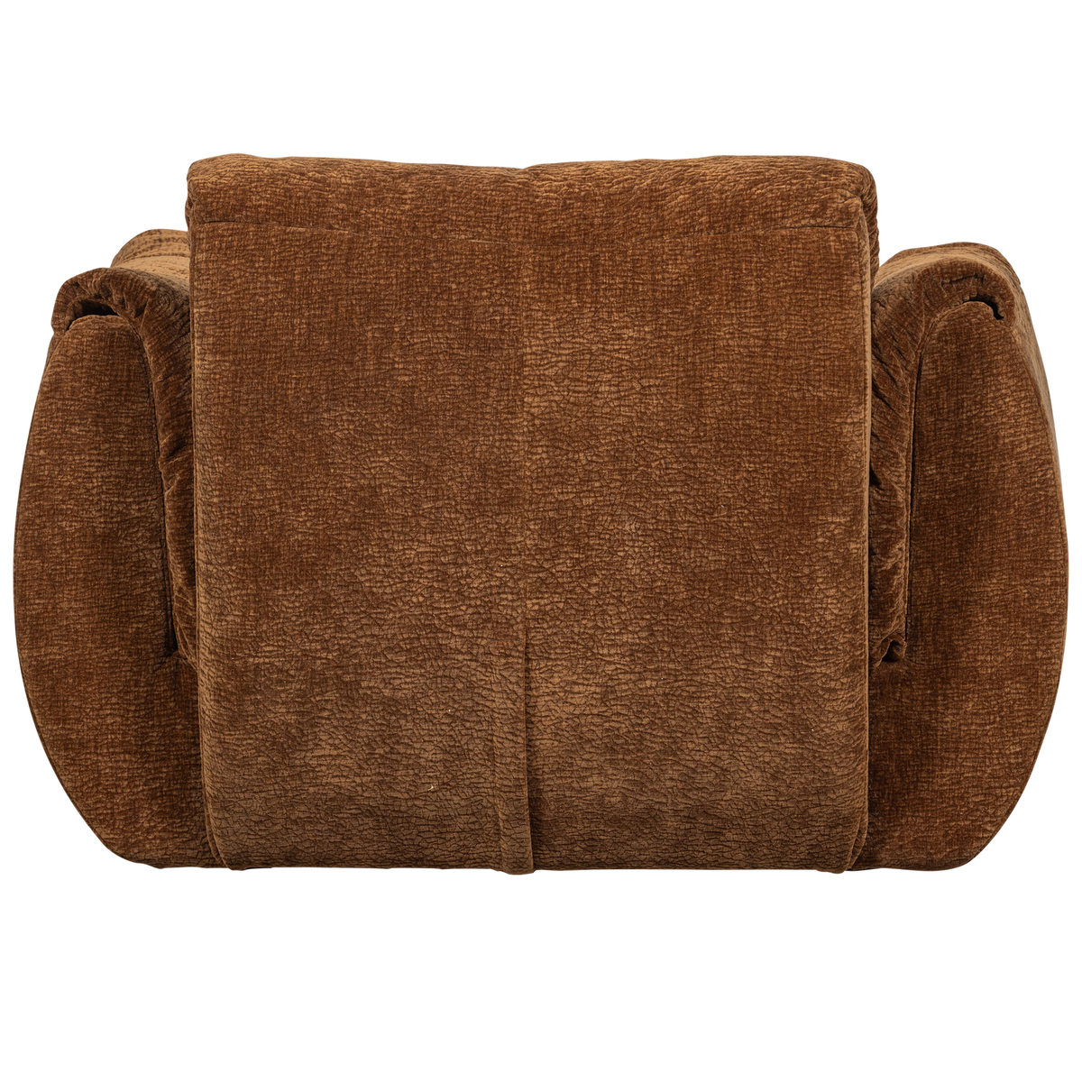 Woood | Draaifauteuil Baggy 3D chenille middenbruin