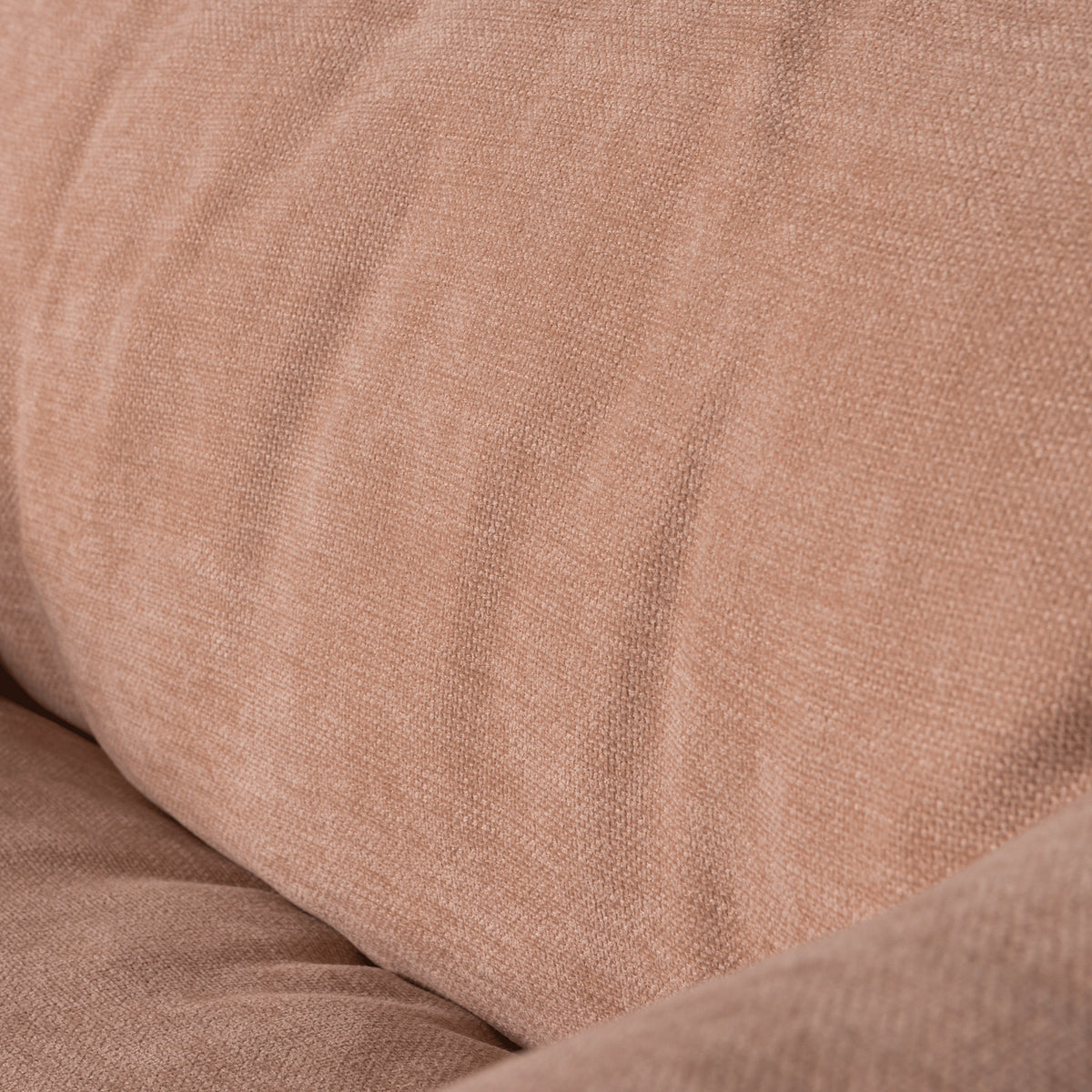Woood | Draaifauteuil Baggy geweven chenille oudroze