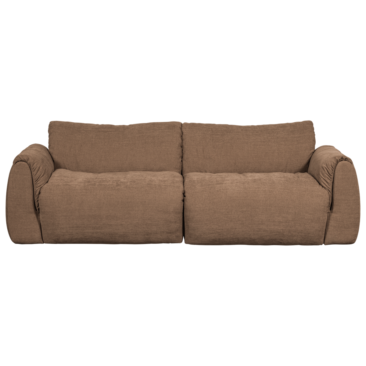 Woood | 2-Zits bank Baggy geweven chenille bruin
