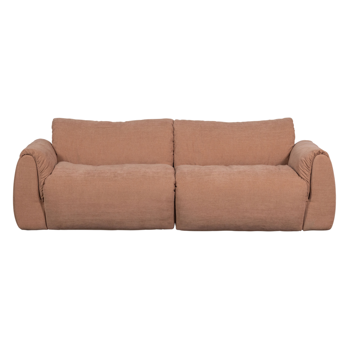 Woood | 2-Zits bank Baggy geweven chenille oud roze
