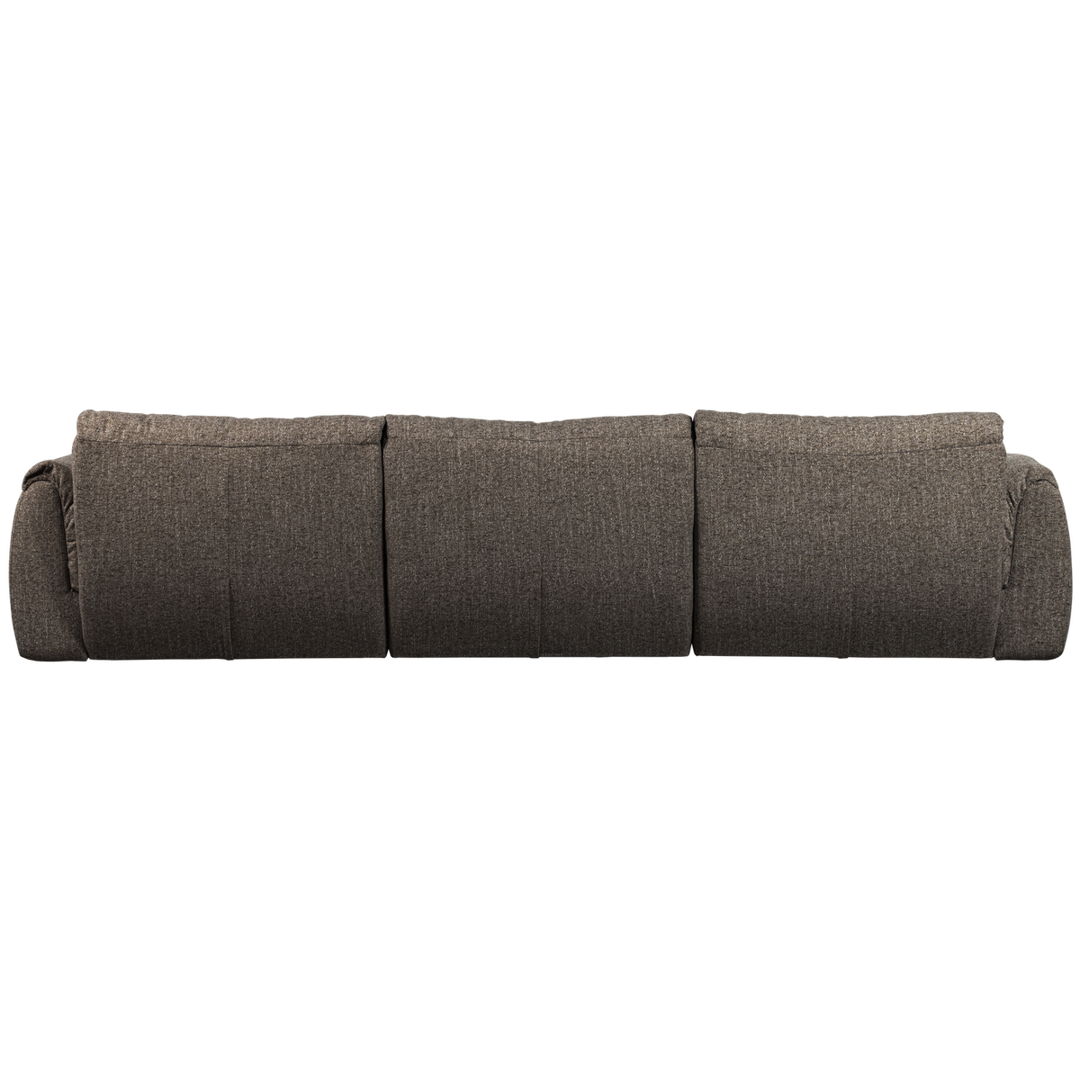 Woood | 3-Zits bank Baggy geweven stof warmgrijs melange