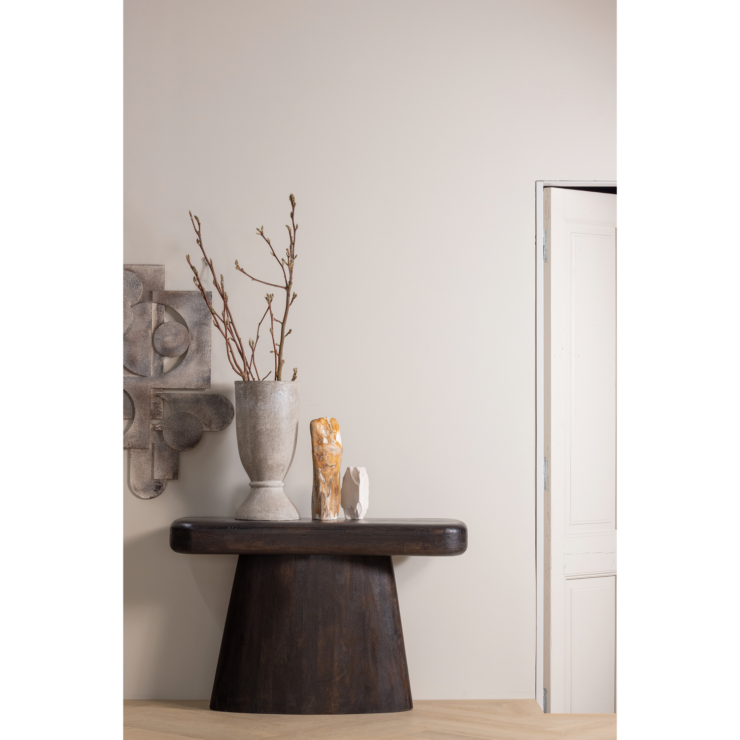Woood | Sidetable Amco donkerbruin