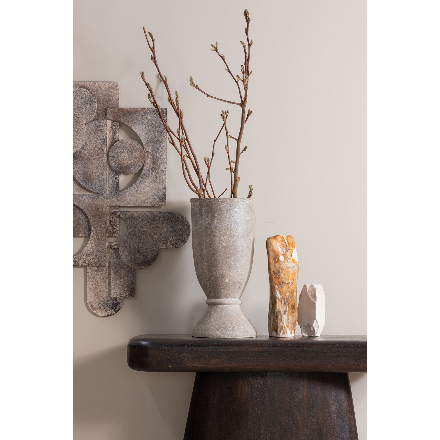 Woood | Sidetable Amco donkerbruin