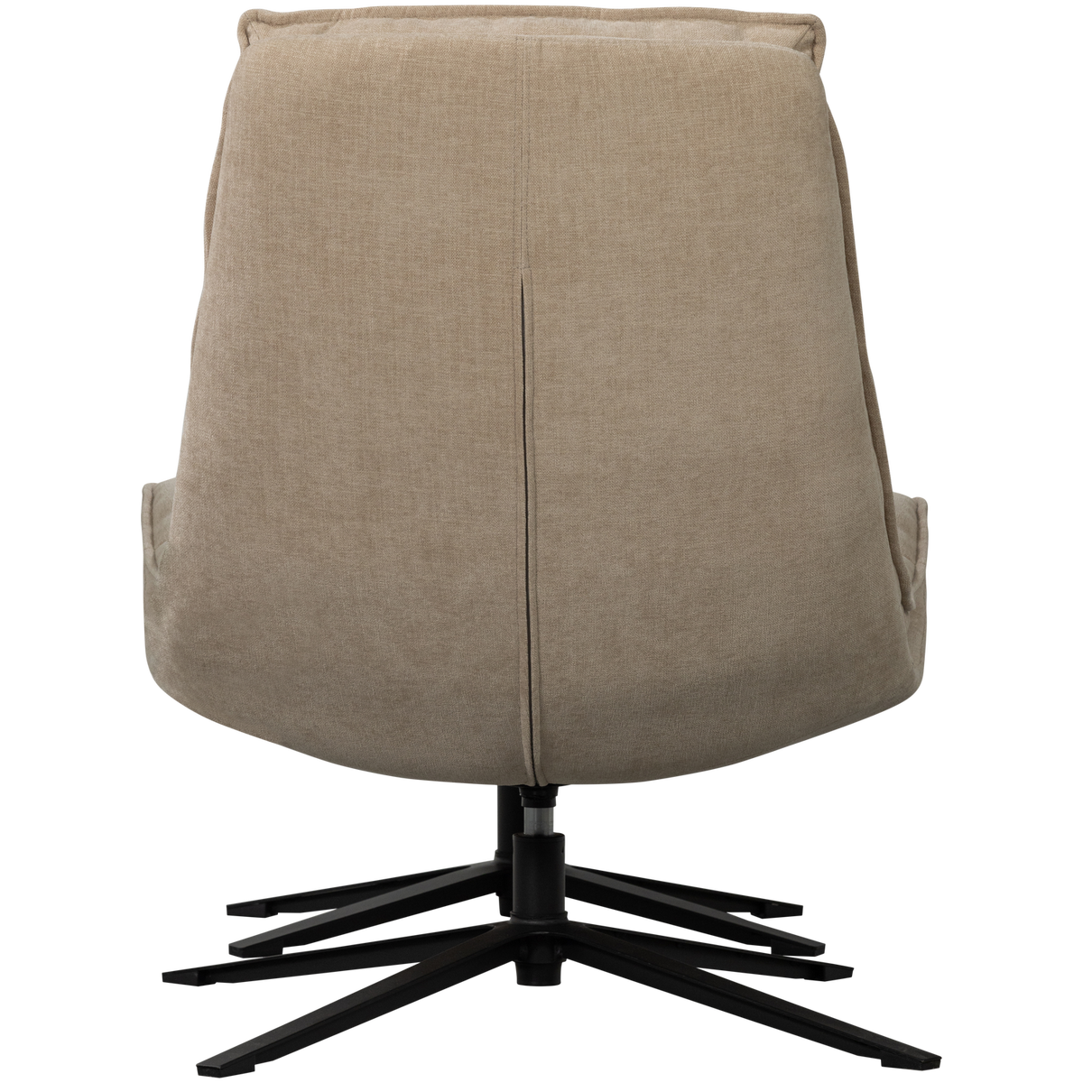 Woood | Draaifauteuil Kube met hocker naturel