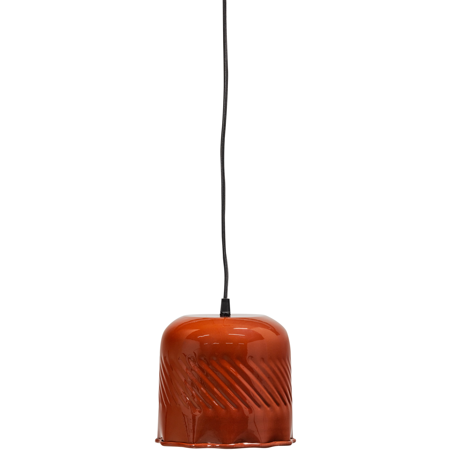 Woood | Hanglamp Arleso metaal oranje/bruin