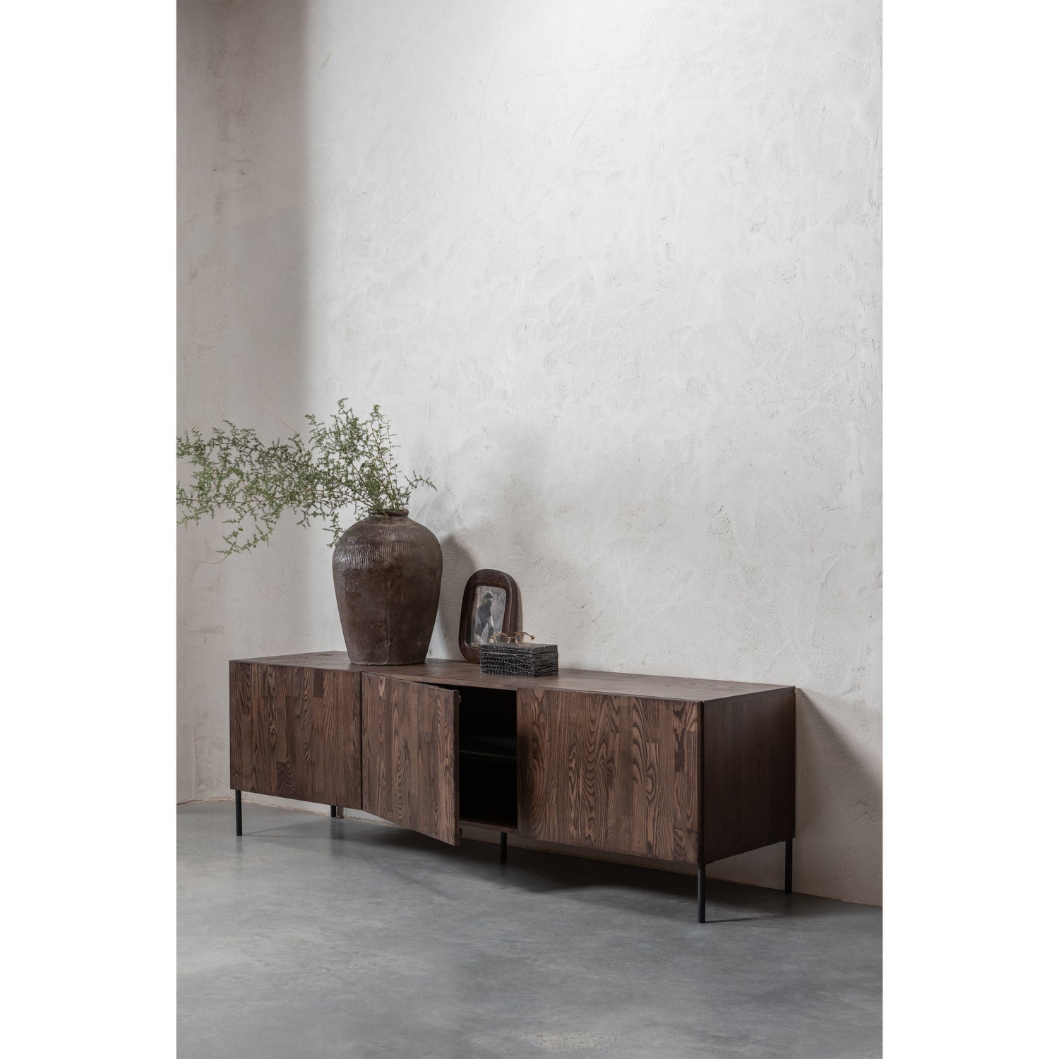 Woood | Tv meubel Bono Gravure 180cm essen