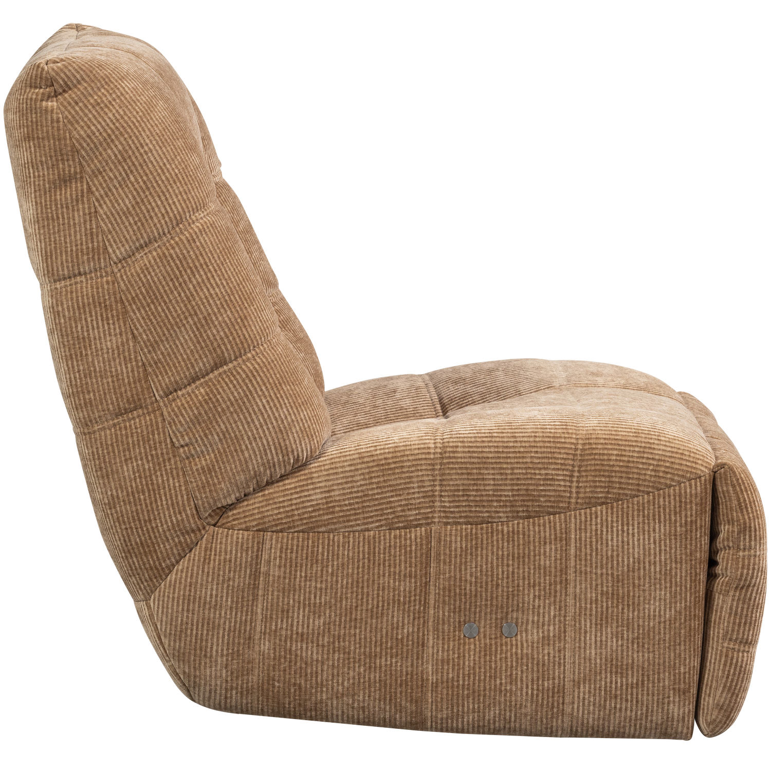 Woood | Relaxfauteuil Hein elektrisch geweven rib lichtbruin
