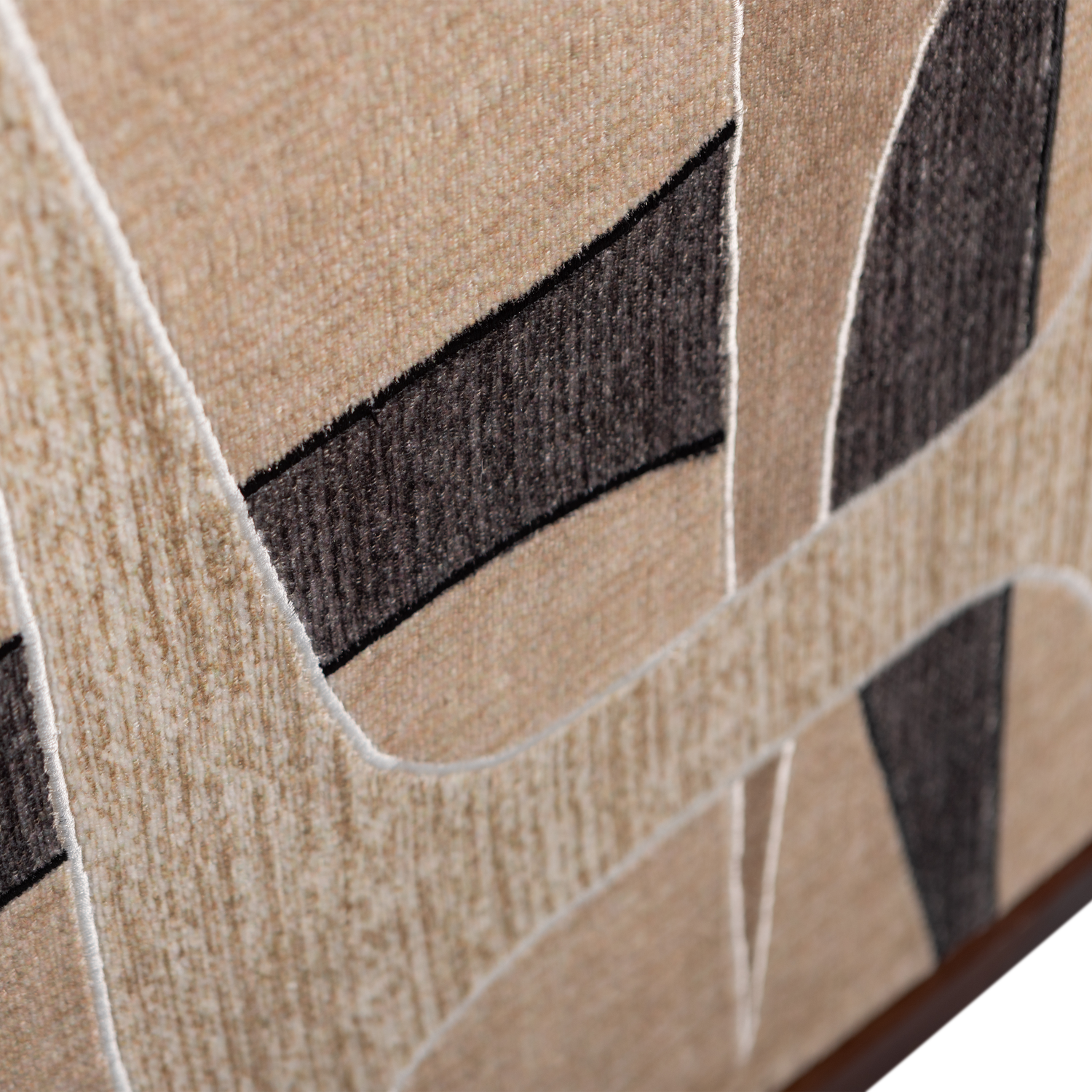 Woood | Wanddeco Anno katoen naturel/bruin