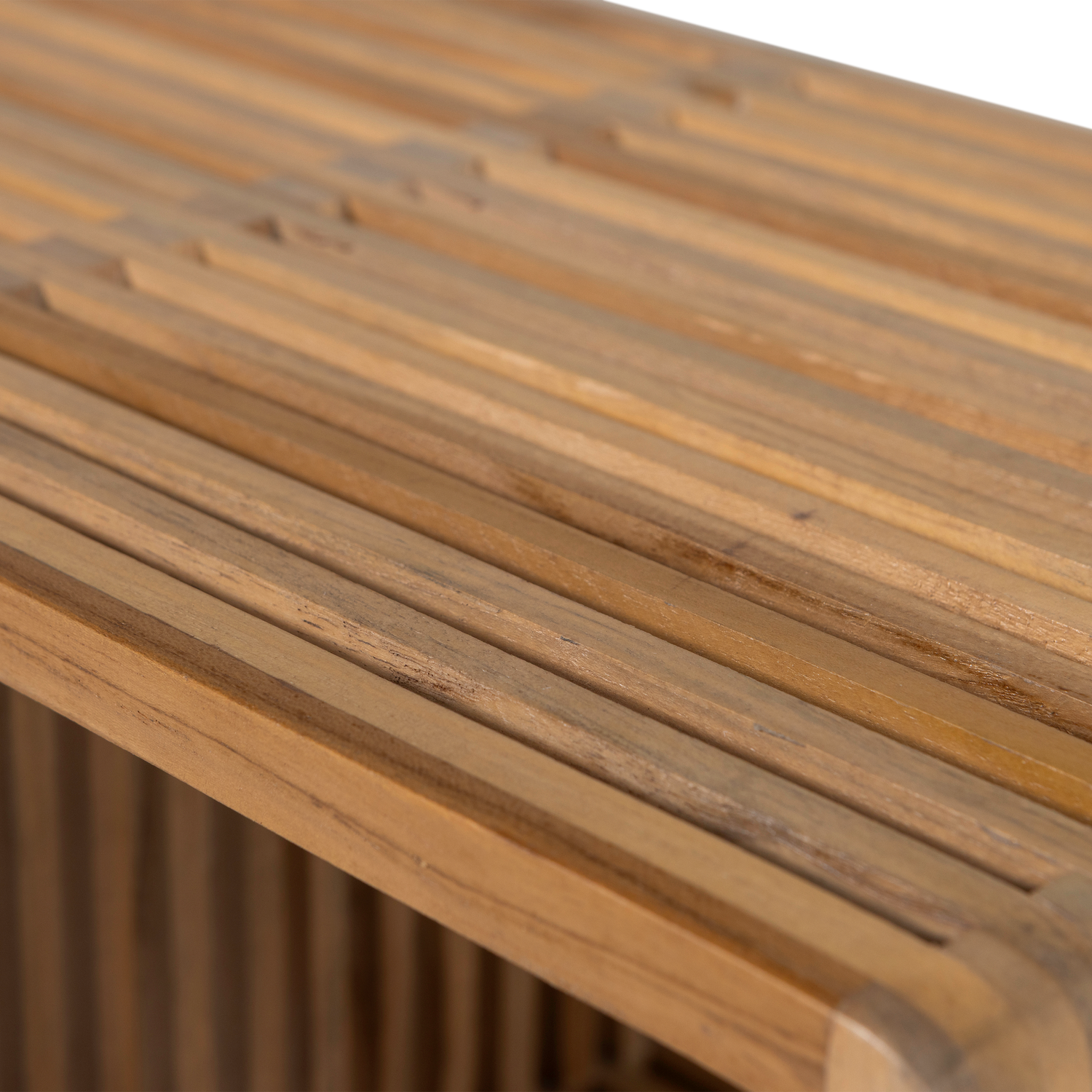 Woood | Bijzettafel Jasmijn recycled teak naturel set van 2