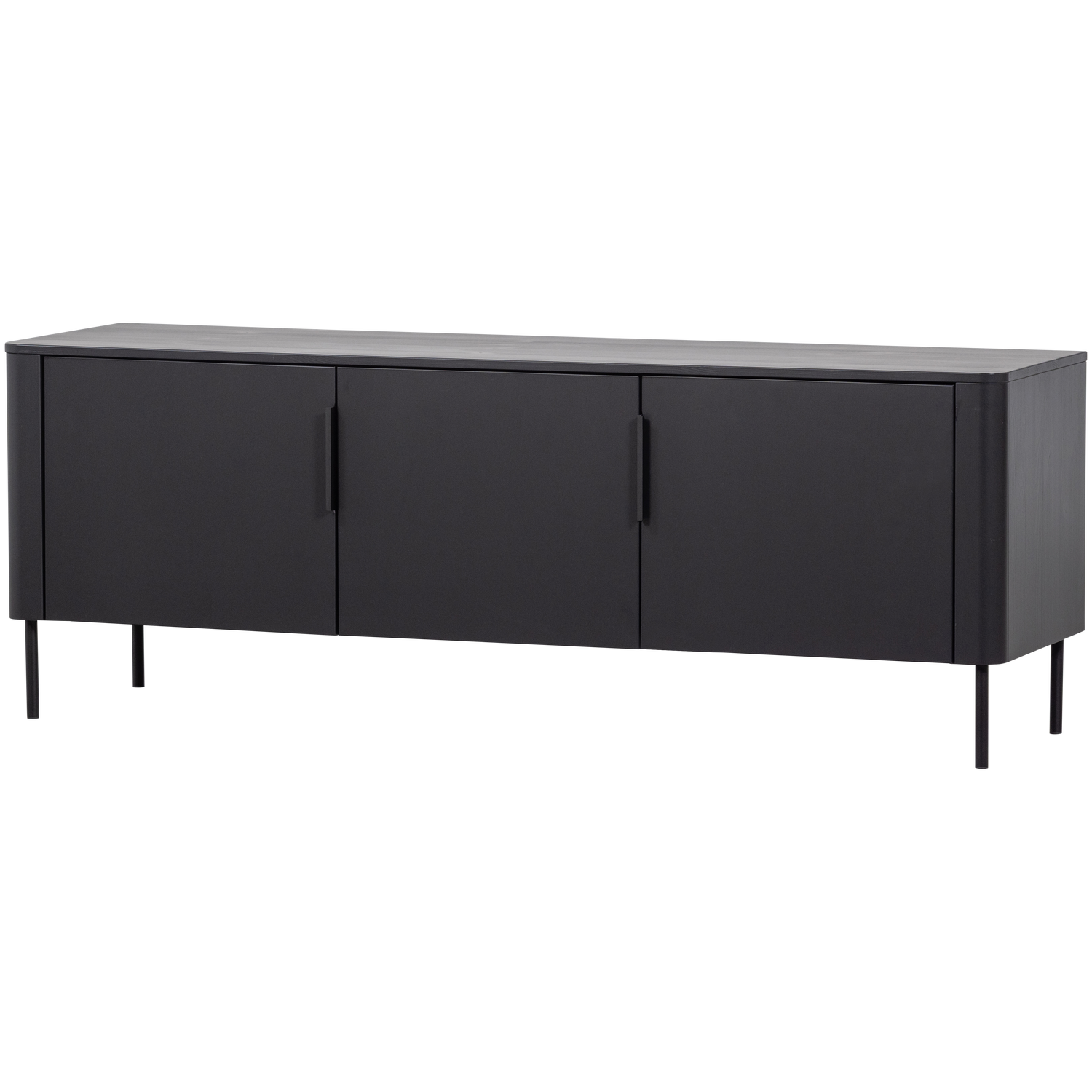 Woood | Tv meubel Gunnar 154cm matzwart