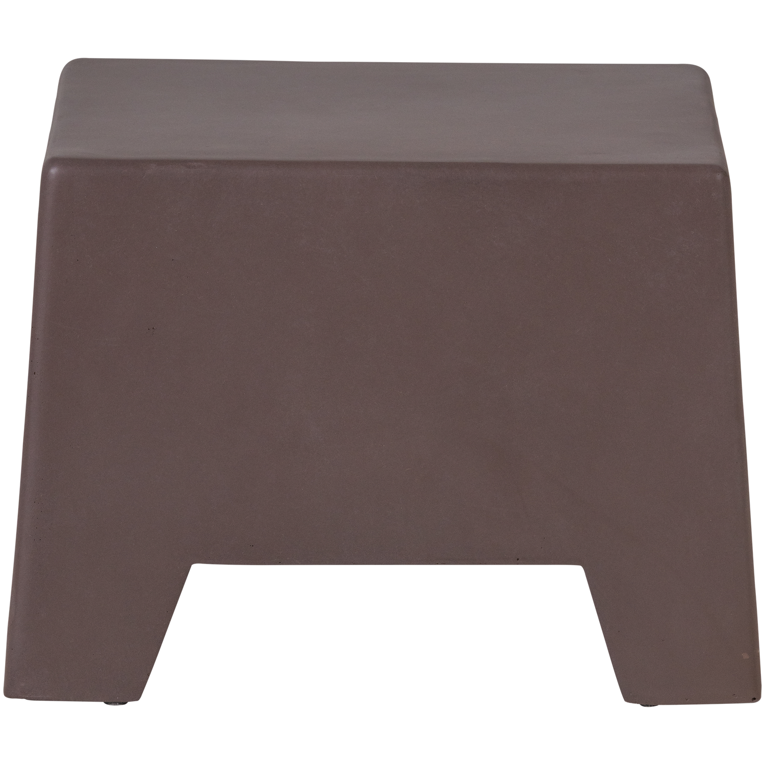Woood | Bijzettafel Zina laag cement bruin