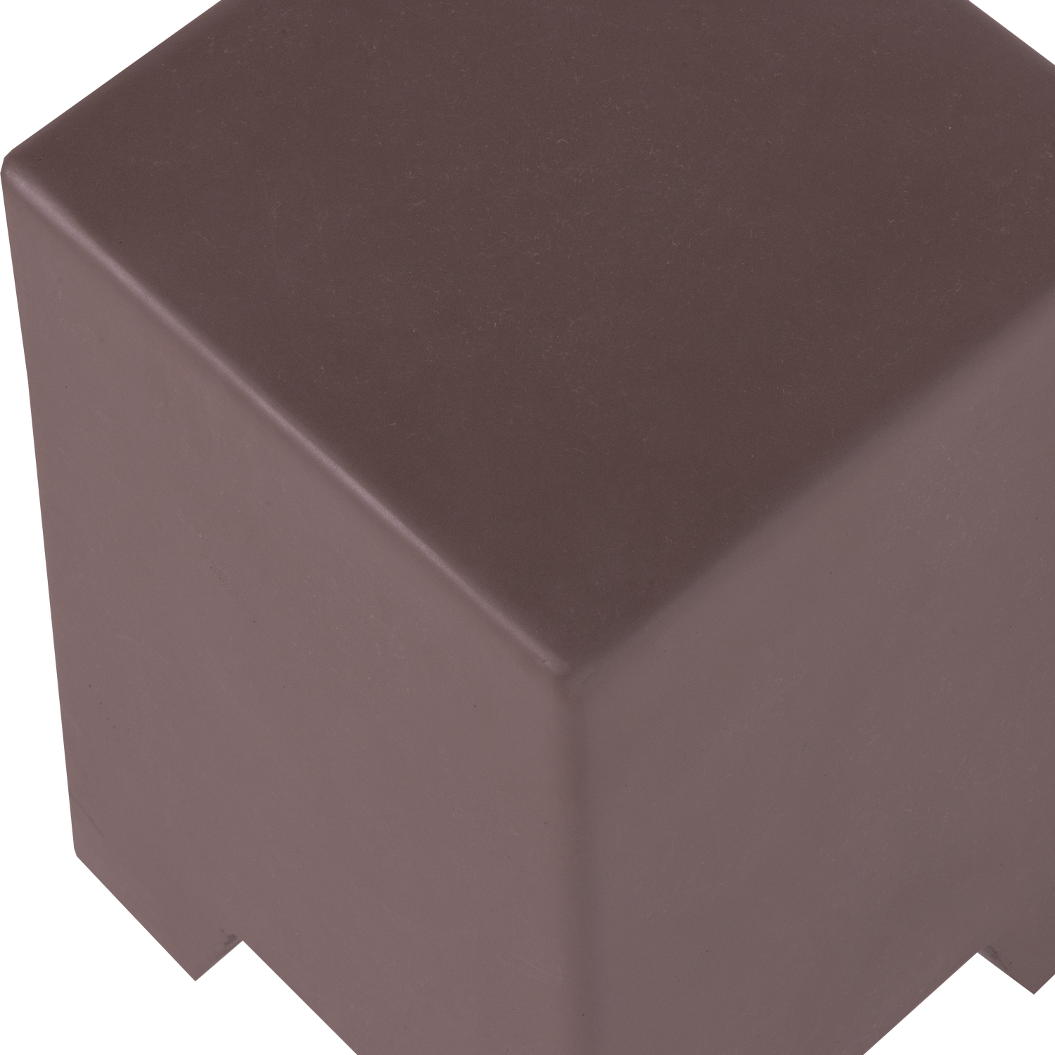 Woood | Bijzettafel Zina hoog cement bruin