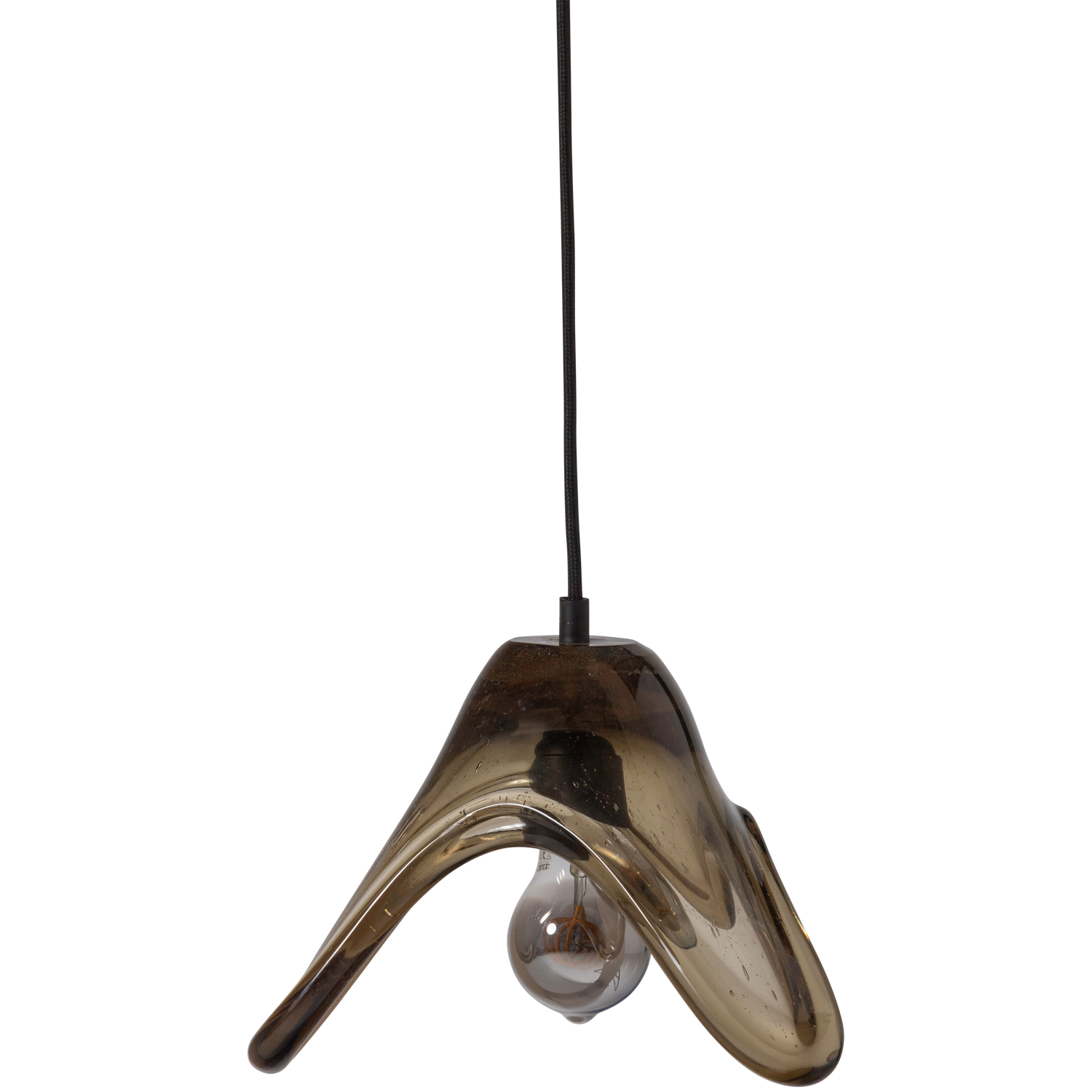 Woood | Hanglamp Elle groot glas groen