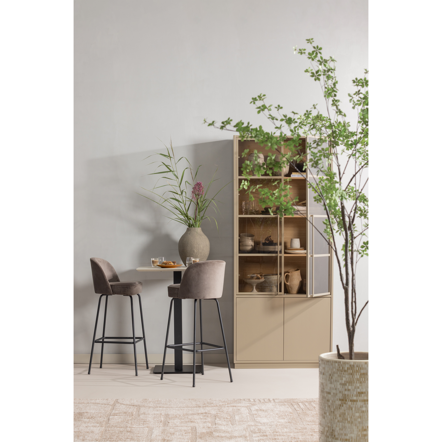 Woood | Vloerkleed Lovi taupe