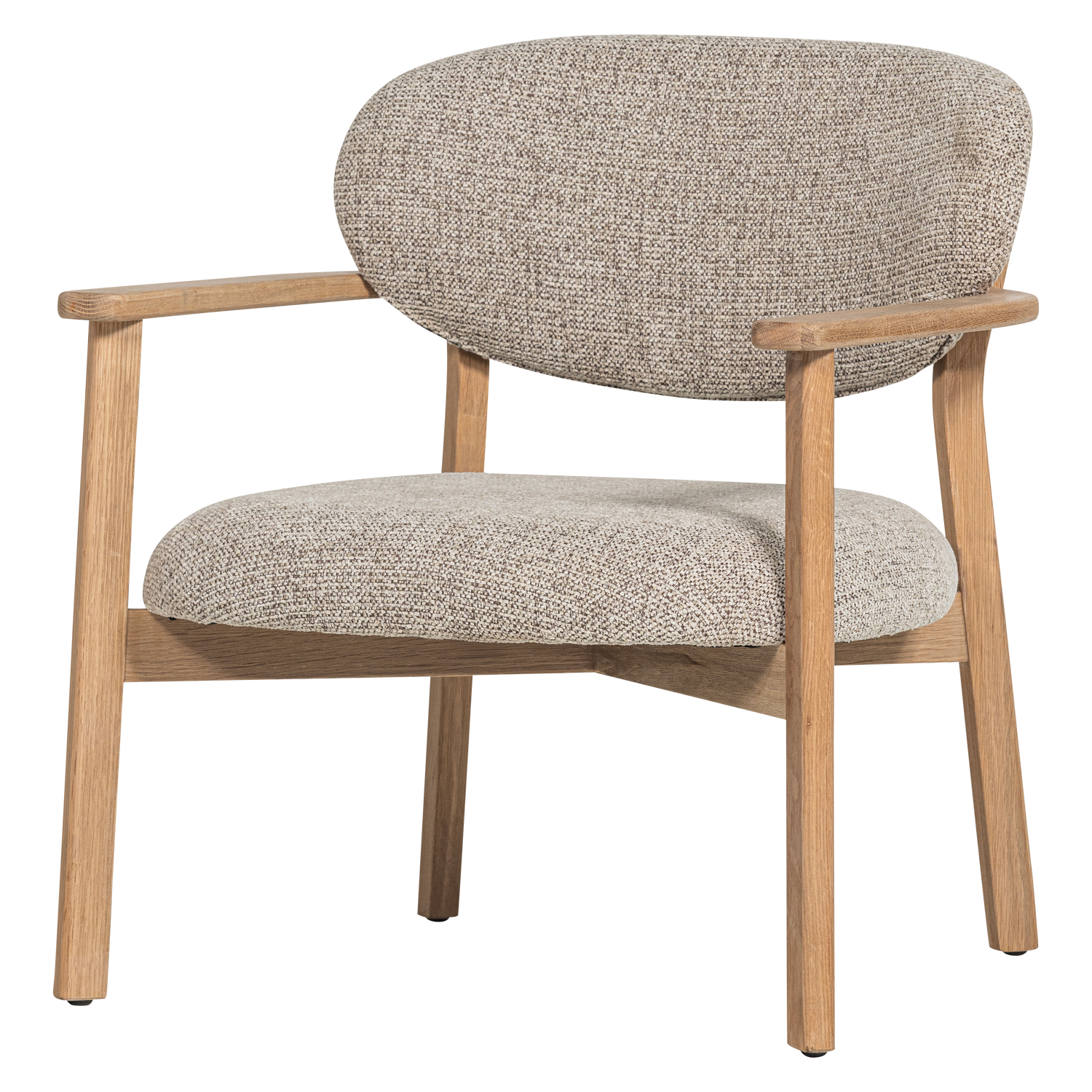Woood | Fauteuil Udar met houten frame naturel