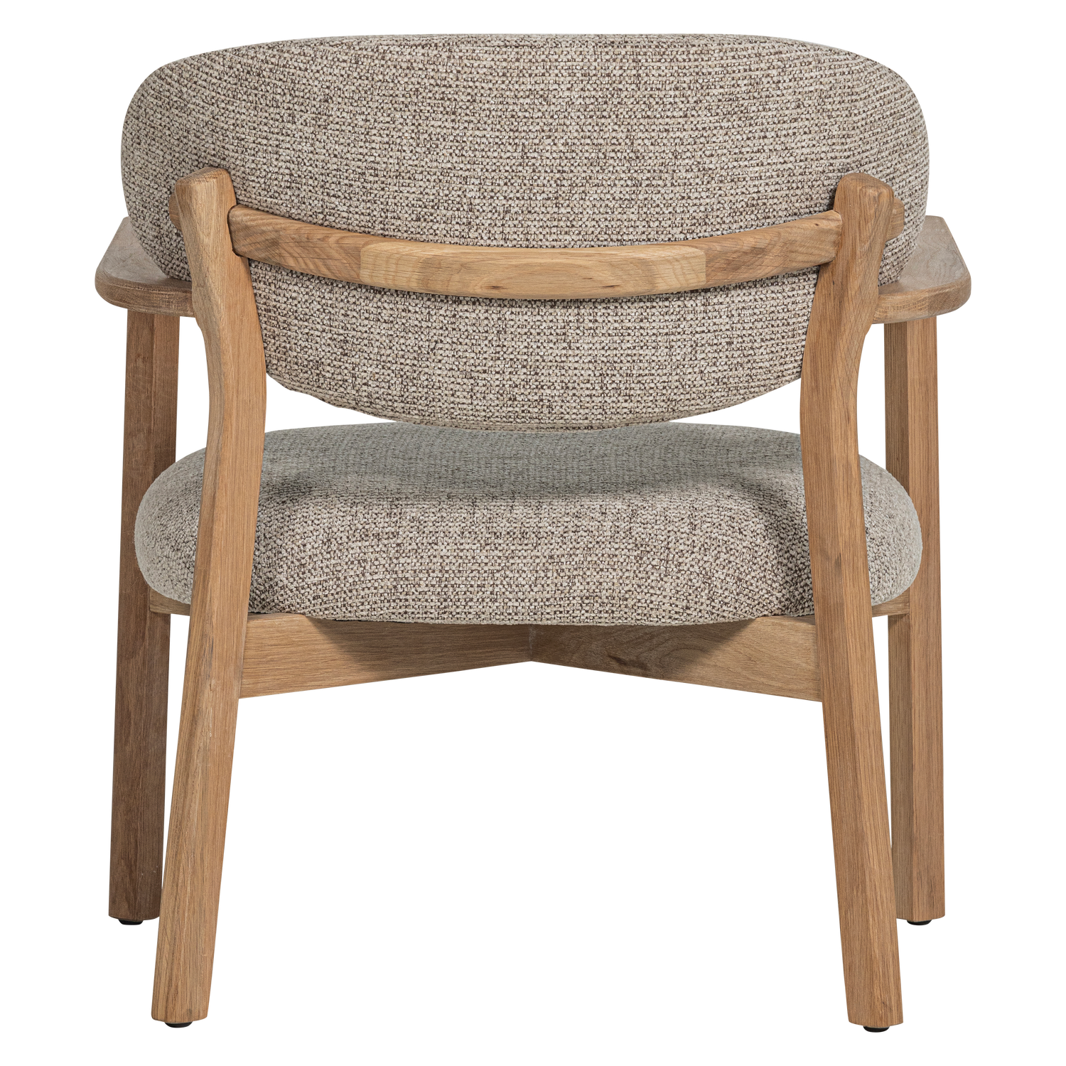 Woood | Fauteuil Udar met houten frame naturel