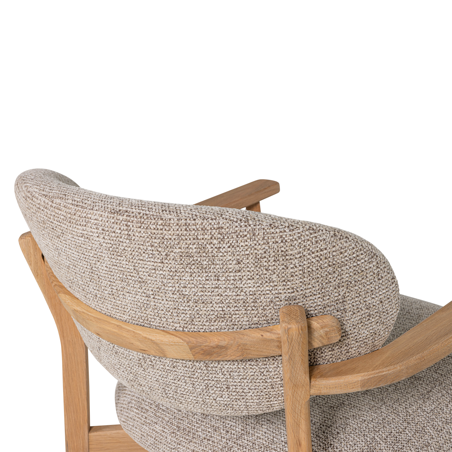 Woood | Fauteuil Udar met houten frame naturel