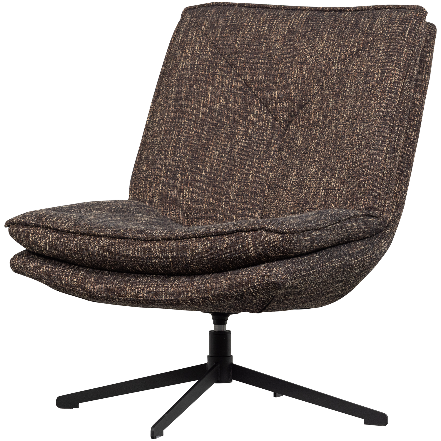 Woood | Draaifauteuil Milaro bruin melange