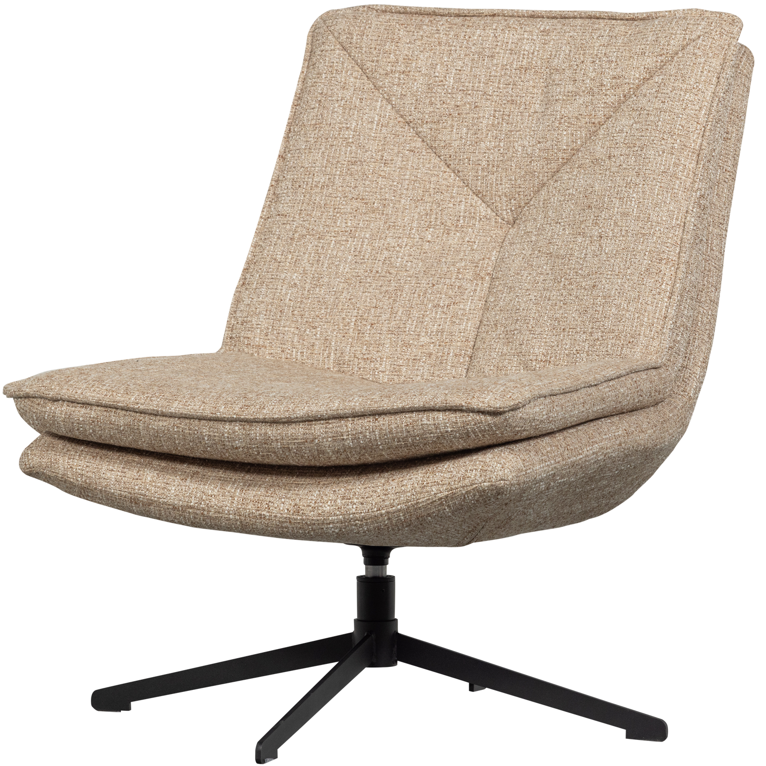 Woood | Draaifauteuil Milaro naturel melange