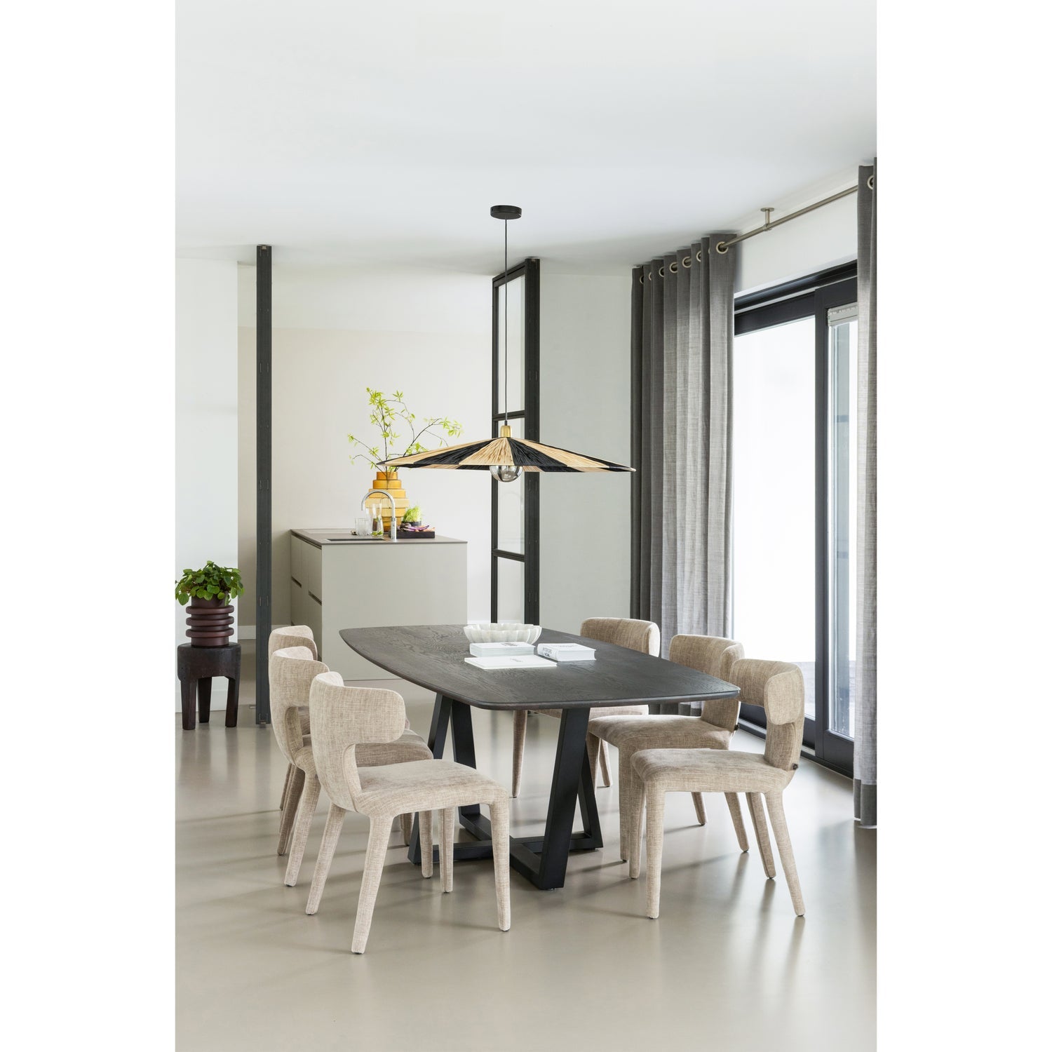 Woood | Eettafel Tablo Deens ovaal 220cm mystic brown