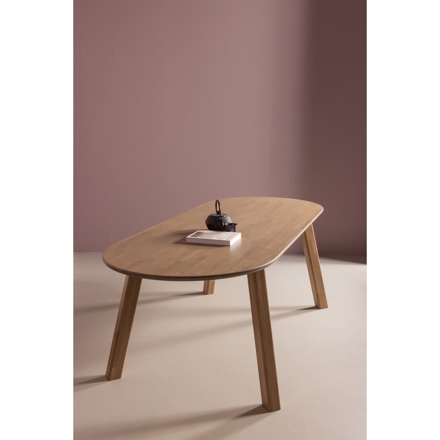 Woood | Eettafel Tablo ovaal 220cm pebble grey