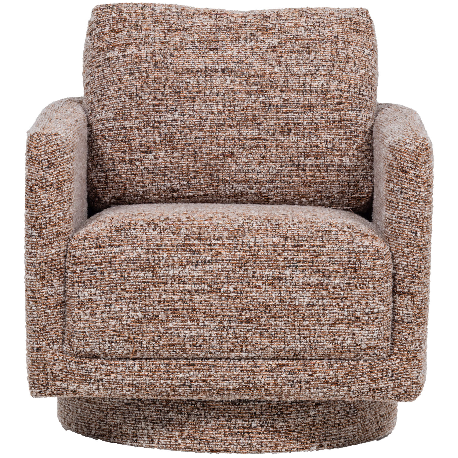 Woood | Draaifauteuil Oska bruin melange